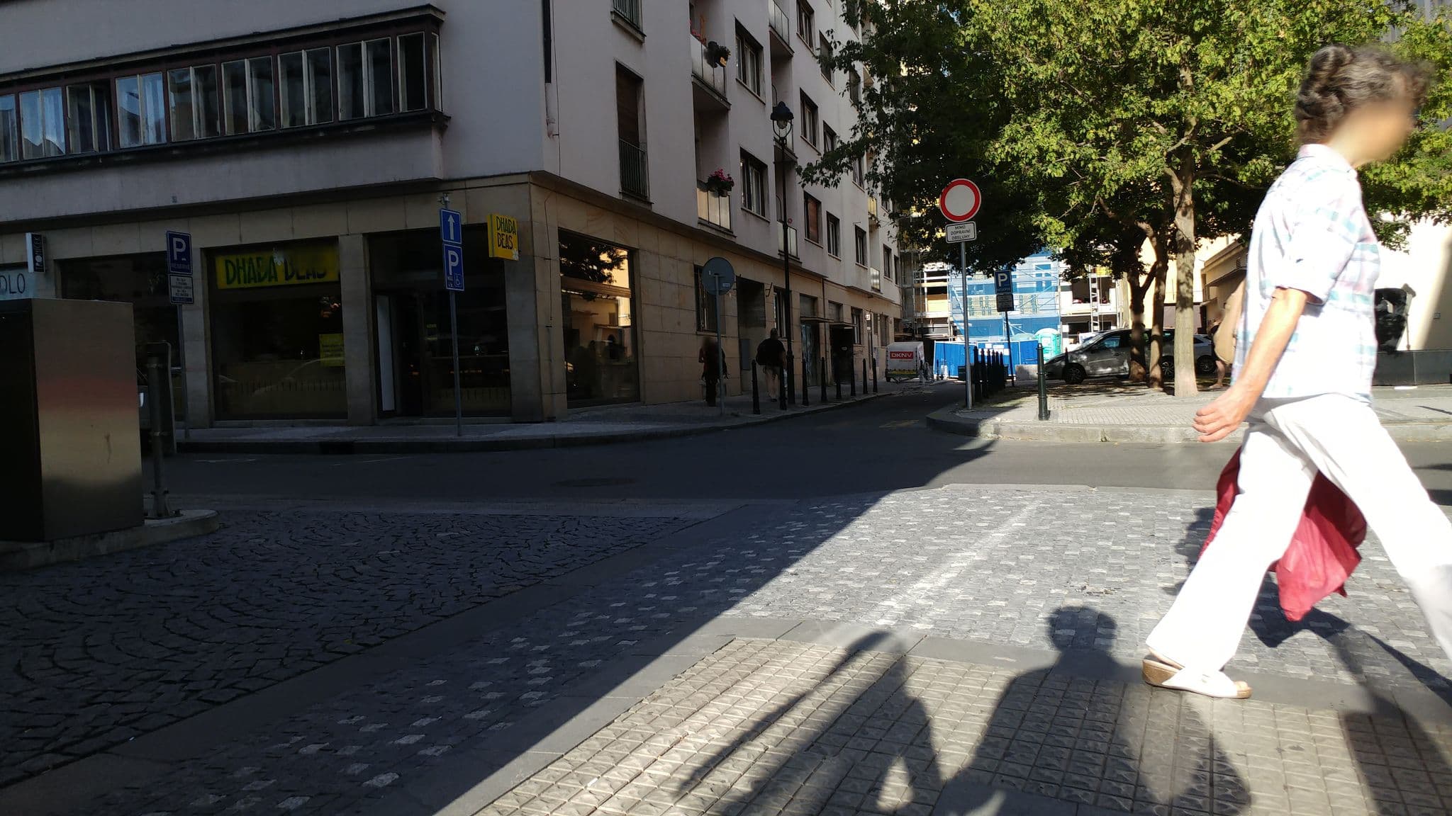 Street view near Michelangelo Grand Hotel, Nové Město