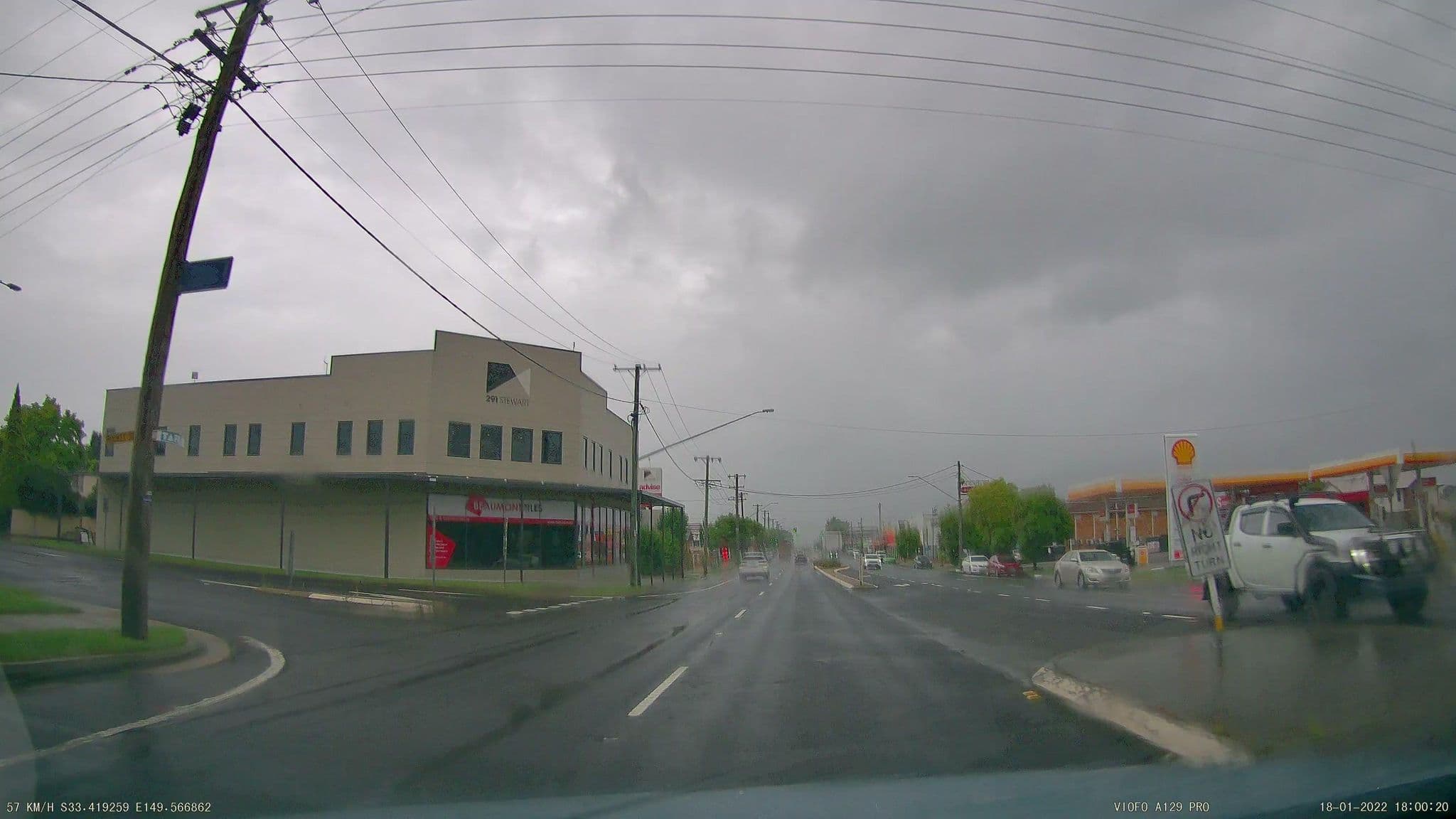 Street view near Country Comfort Bathurst, Bathurst city centre — © radiotrefoil (CC BY-SA · Mapillary)