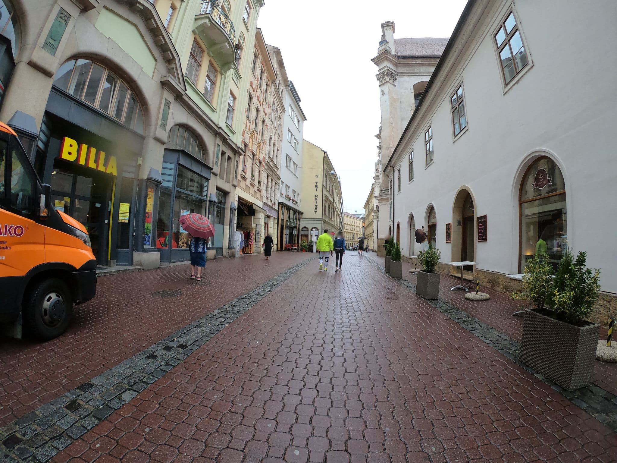 Street view near Hostel u Minoritů, Brno — © richlv (CC BY-SA · Mapillary)