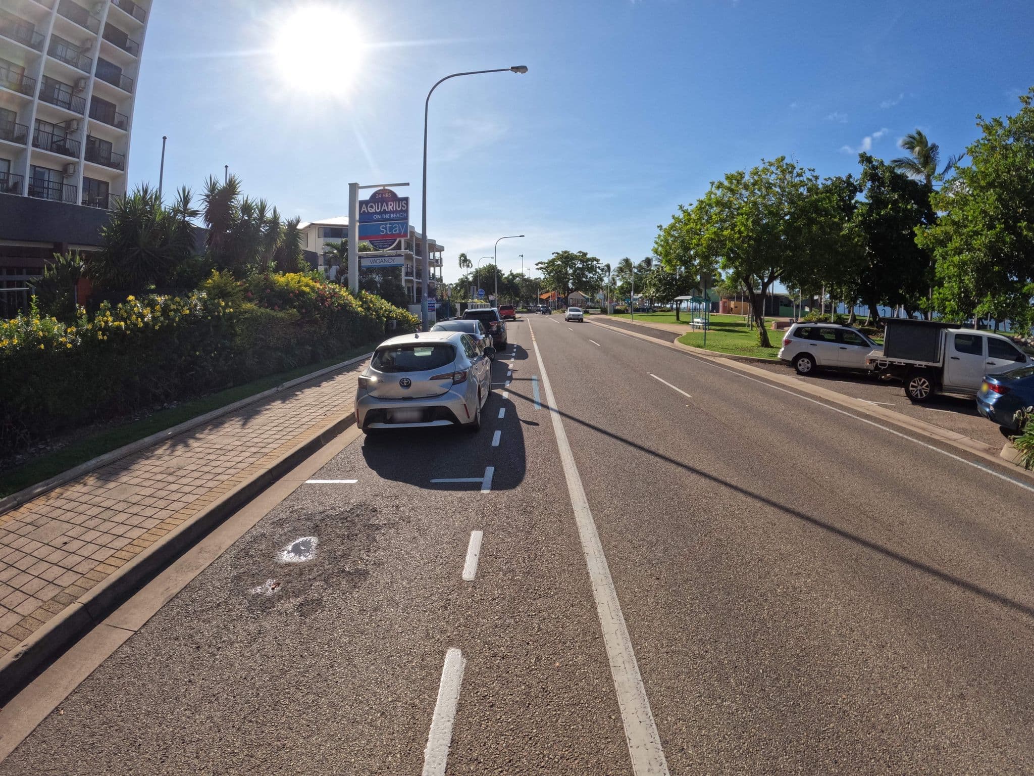 Street view near Aquarius on the Beach Townsville, North Ward — © joelkoen (CC BY-SA · Mapillary)