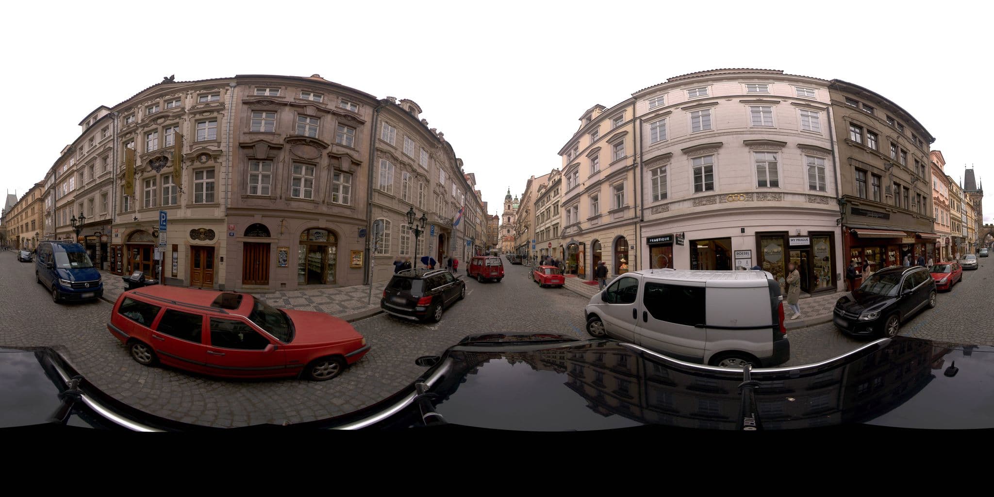 Street view near The Charles Hotel, Malá Strana — © jeffreymartin (CC BY-SA · Mapillary)