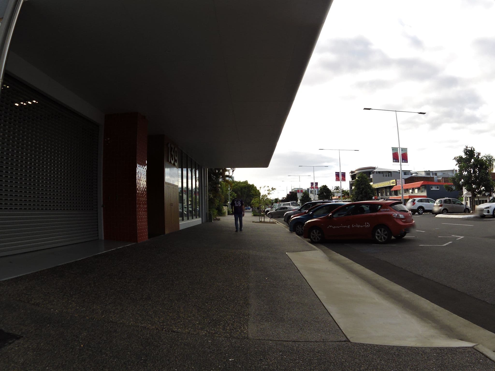 Street view near Jungle Hostel, Cairns City — © skillsy (CC BY-SA · Mapillary)