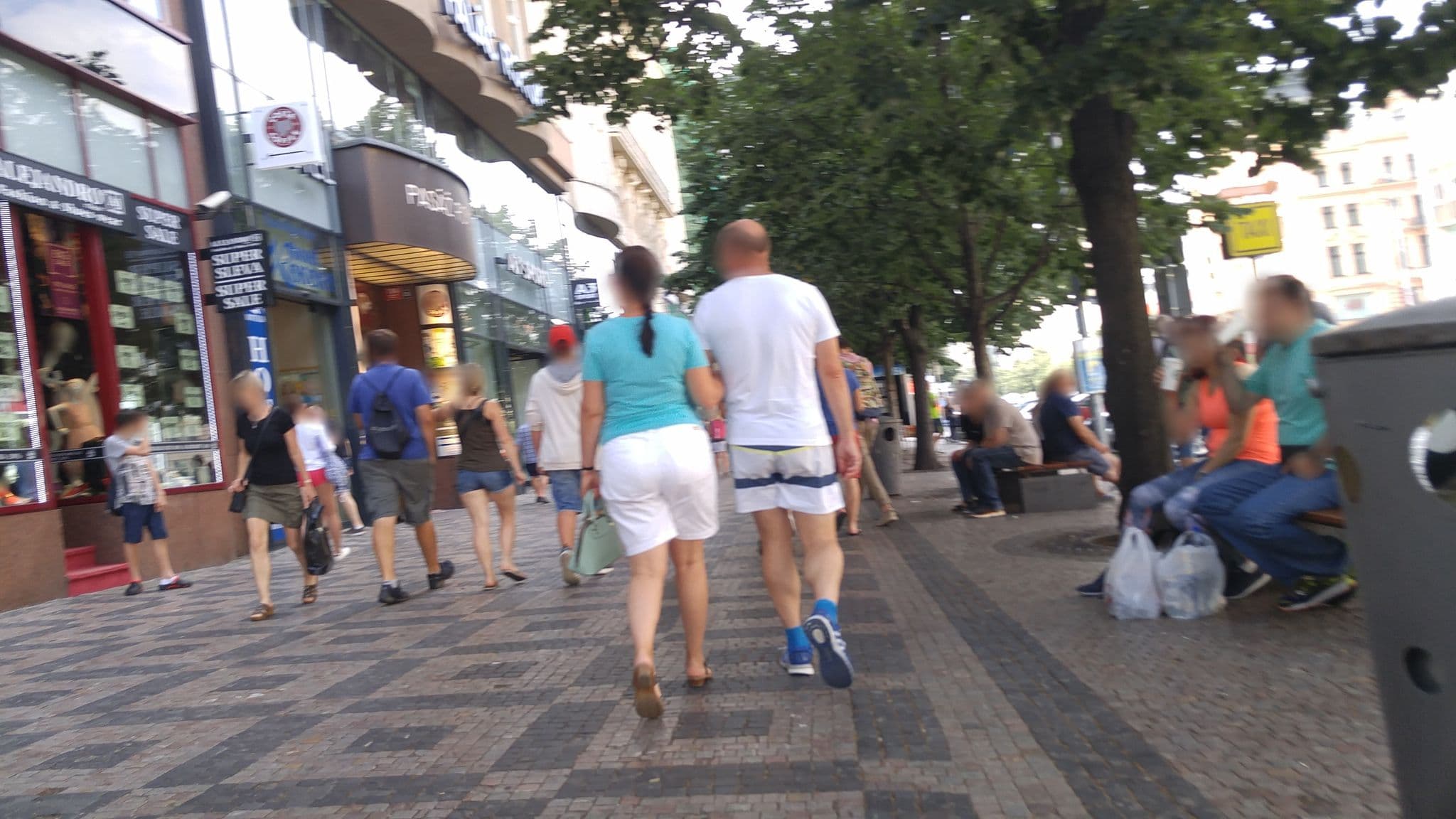 Street view near Old Town Prague, Nové Město