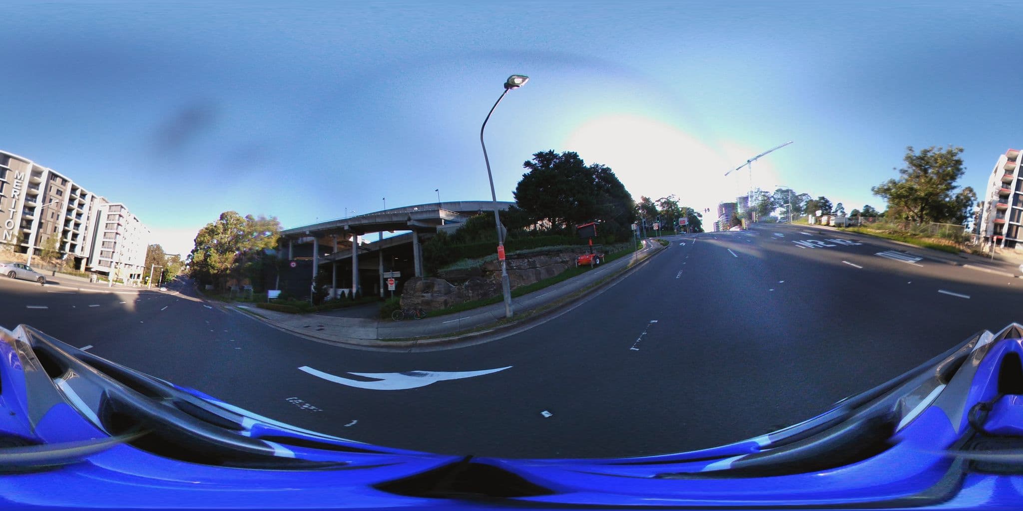 Street view near Meriton Suites, Macquarie Park — © aharvey (CC BY-SA · Mapillary)