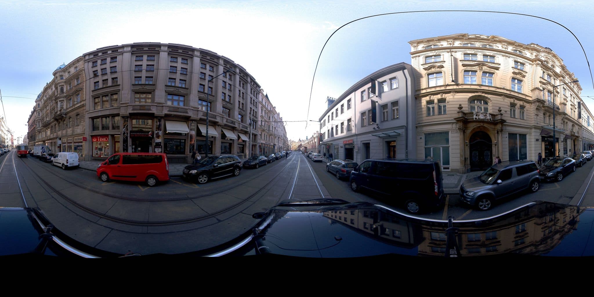 Street view near Century Old Town Prague, Prague