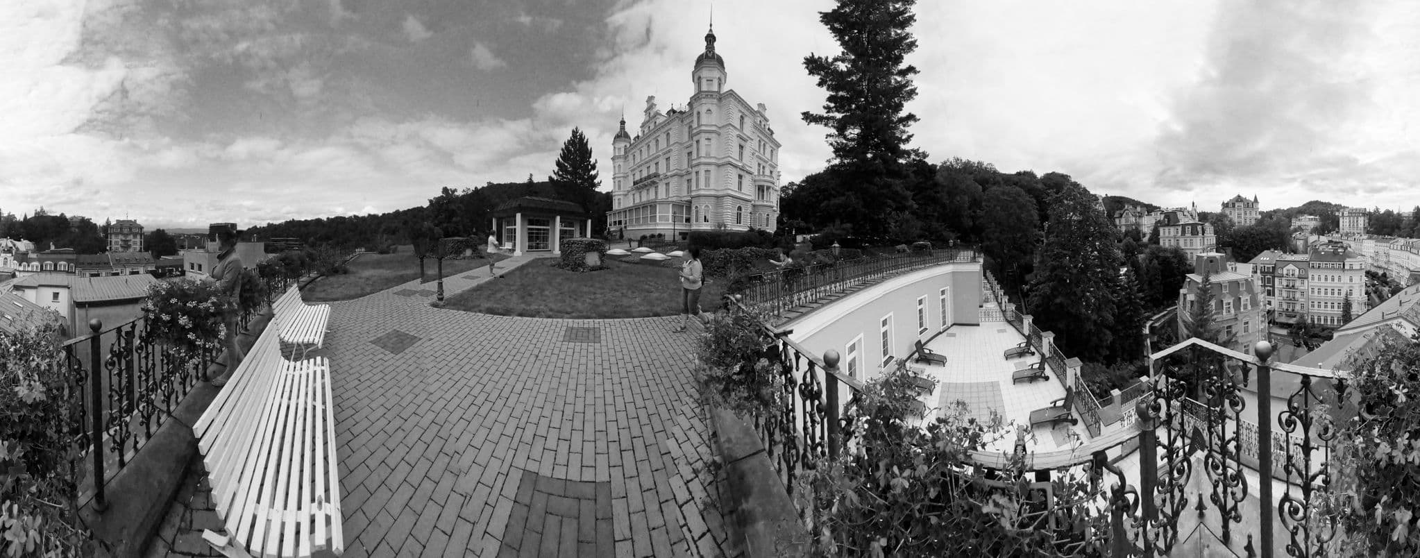 Street view near Hotel Georgy House, Karlovy Vary