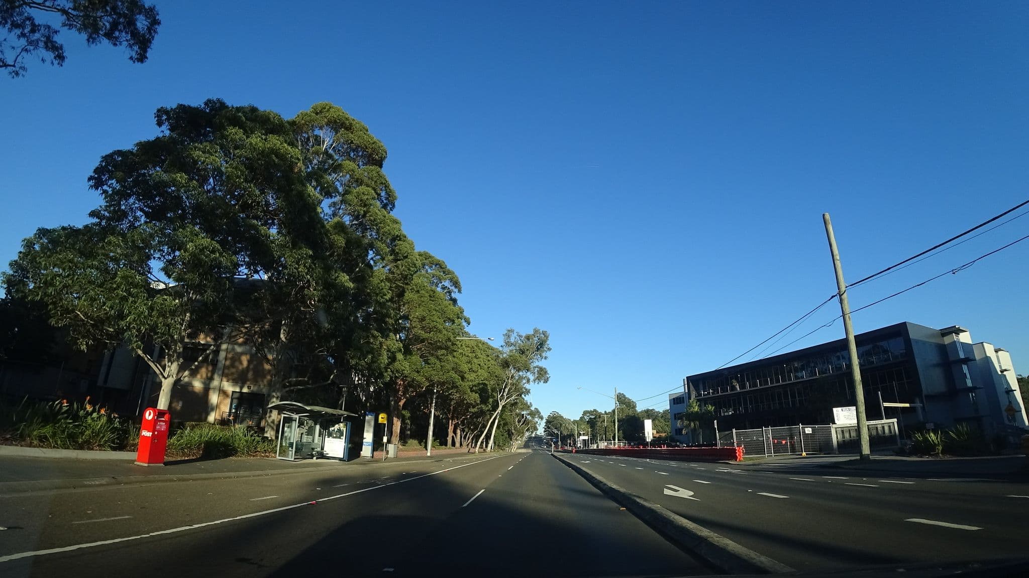 Street view near Quest North Ryde Apartments, North Ryde — © aharvey (CC BY-SA · Mapillary)