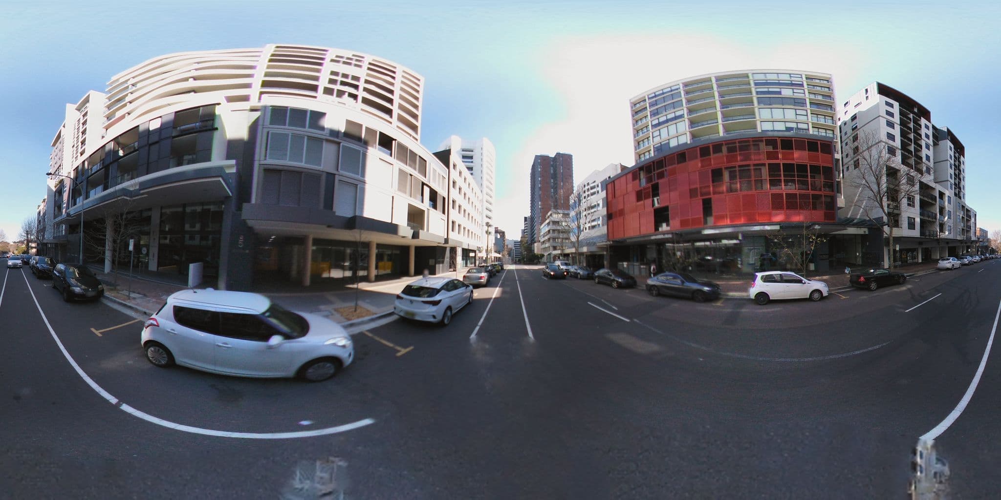 Street view near Wyndel Apartments - Nexus, St Leonards — © aharvey (CC BY-SA · Mapillary)