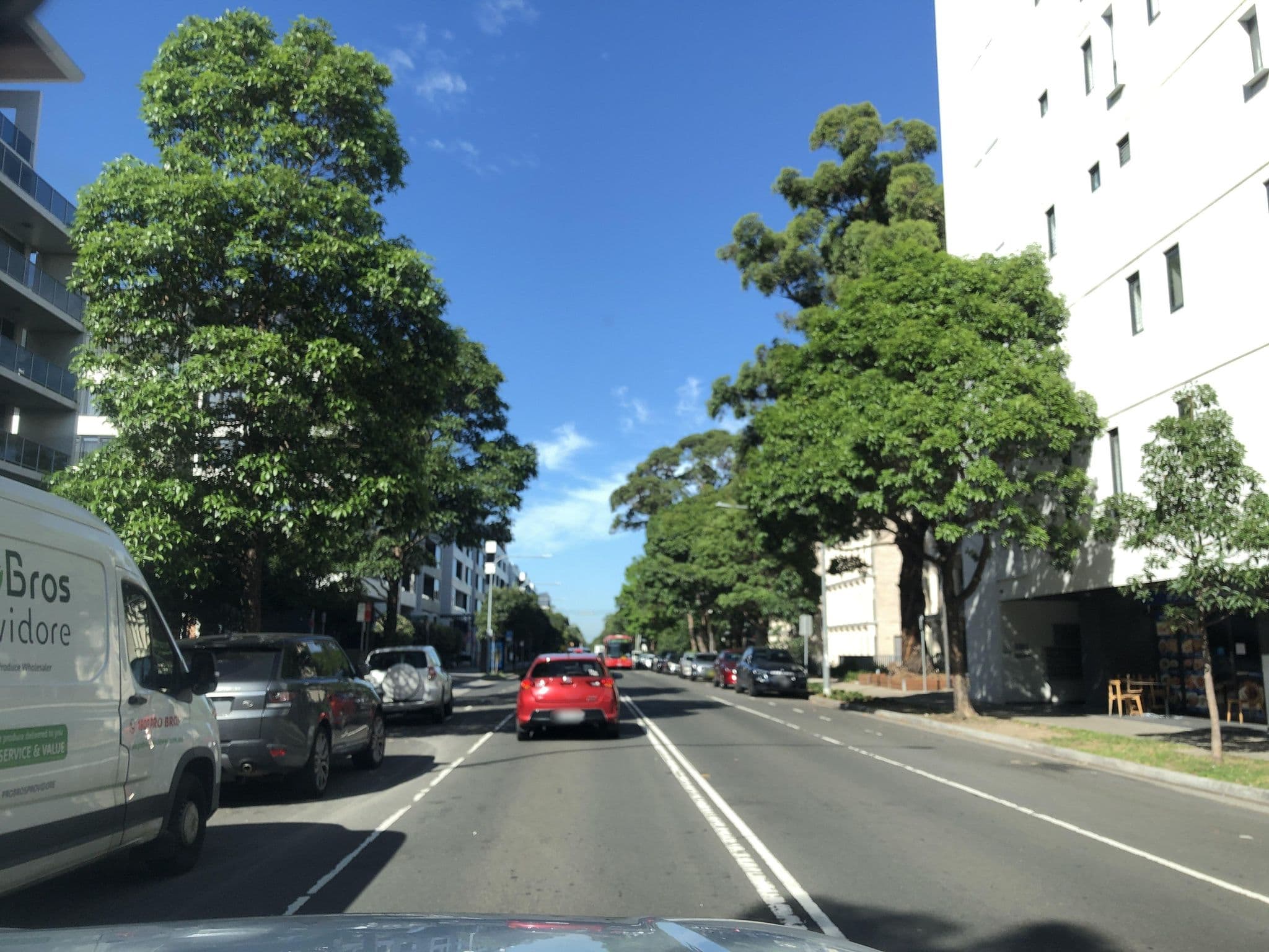 Street view near Green Square AirBnB, Zetland — © jlstudio (CC BY-SA · Mapillary)