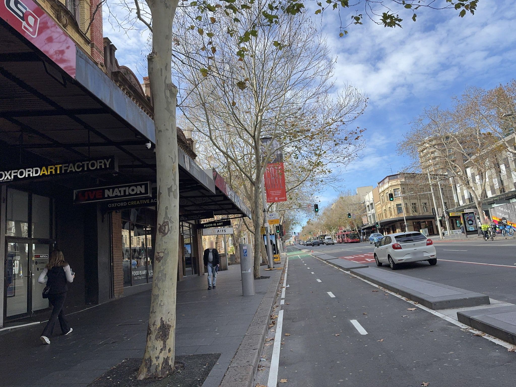Street view near Saville Park Suites, Darlinghurst — © jakecopp (CC BY-SA · Mapillary)