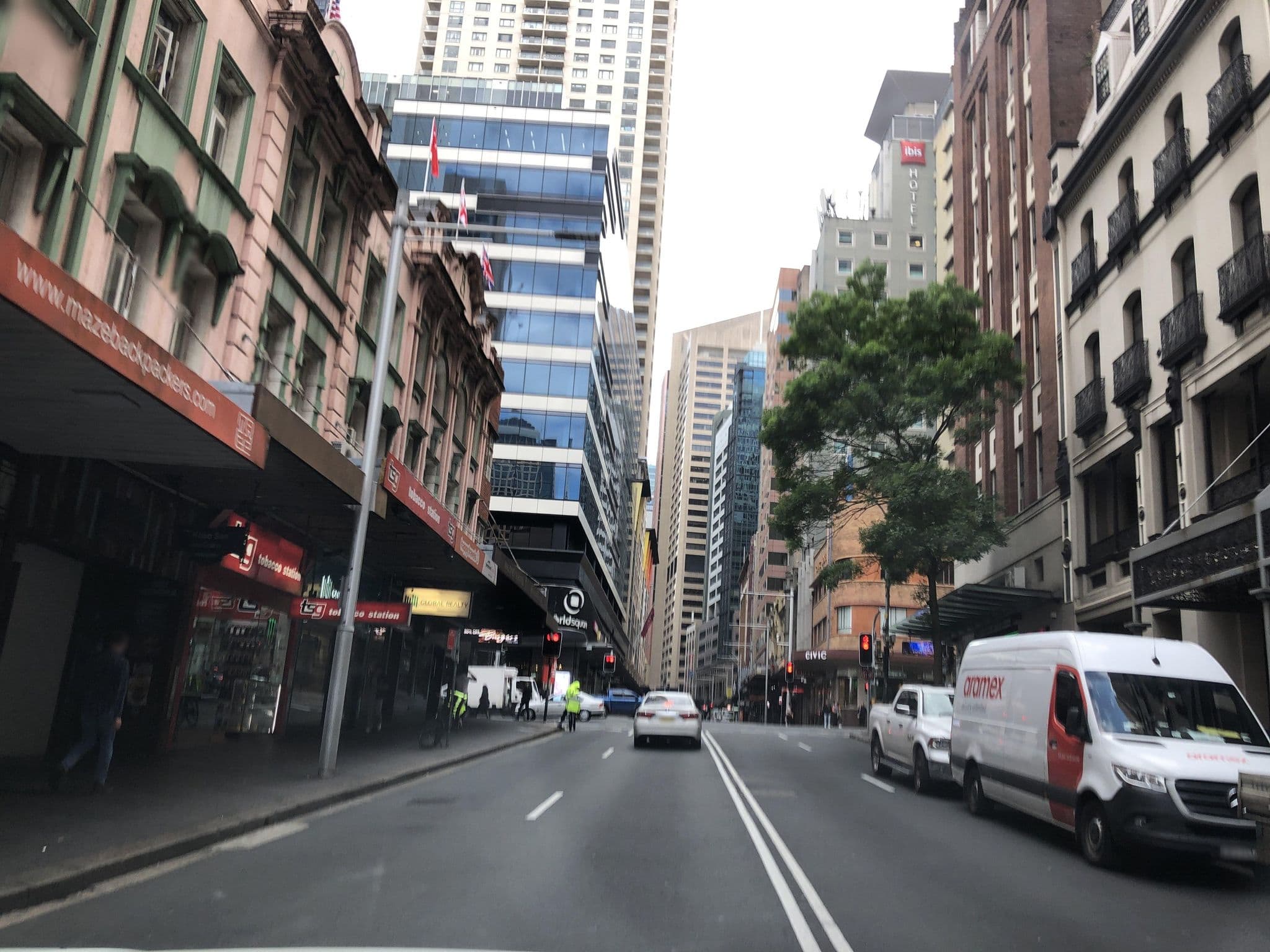 Street view near Nomads Westend Backpackers, Haymarket — © jlstudio (CC BY-SA · Mapillary)
