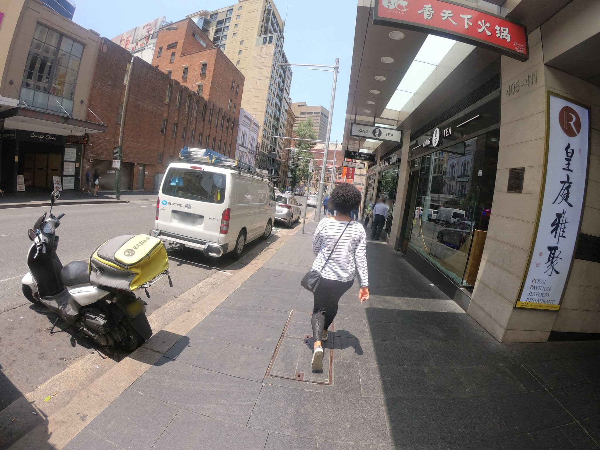 Street view near Pensione Hotel Room 120, Haymarket — © ozflor (CC BY-SA · Mapillary)