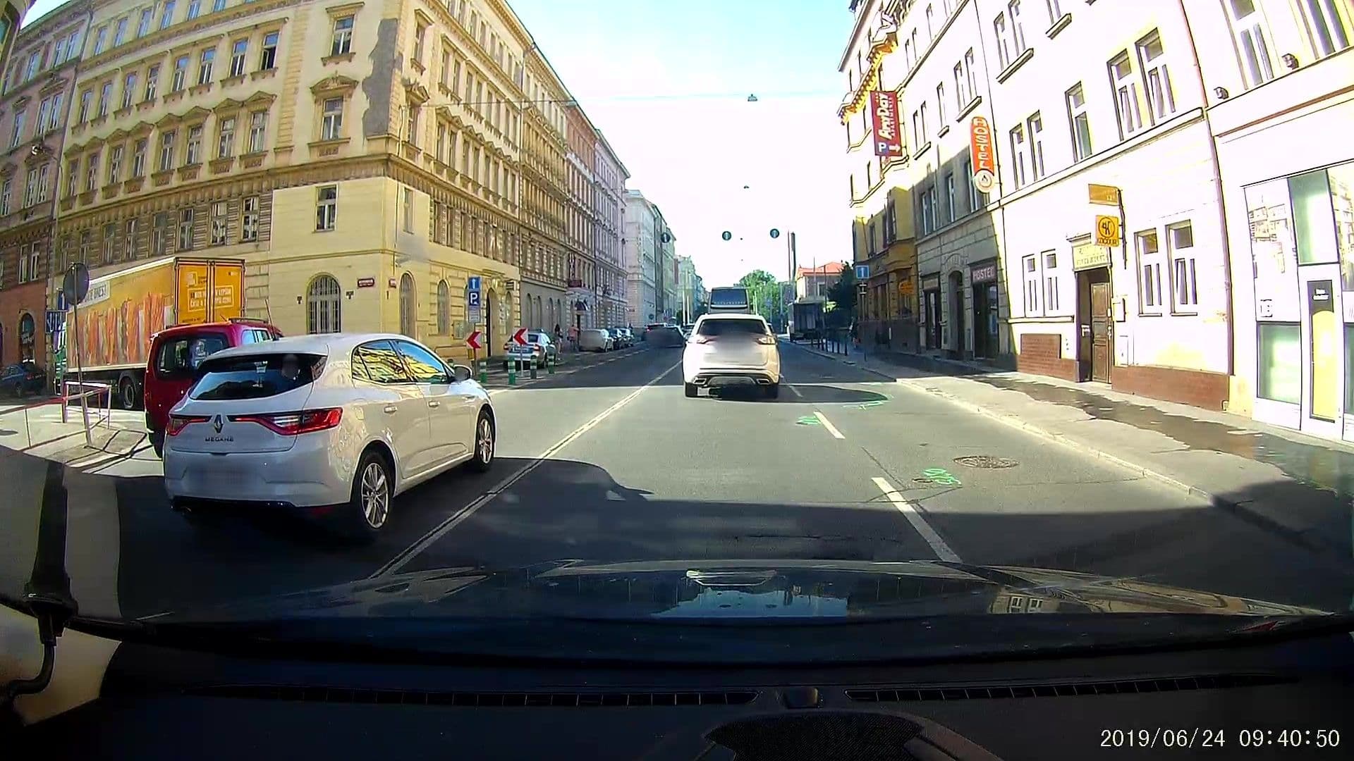 Street view near Anyday Apartments, Nové Město