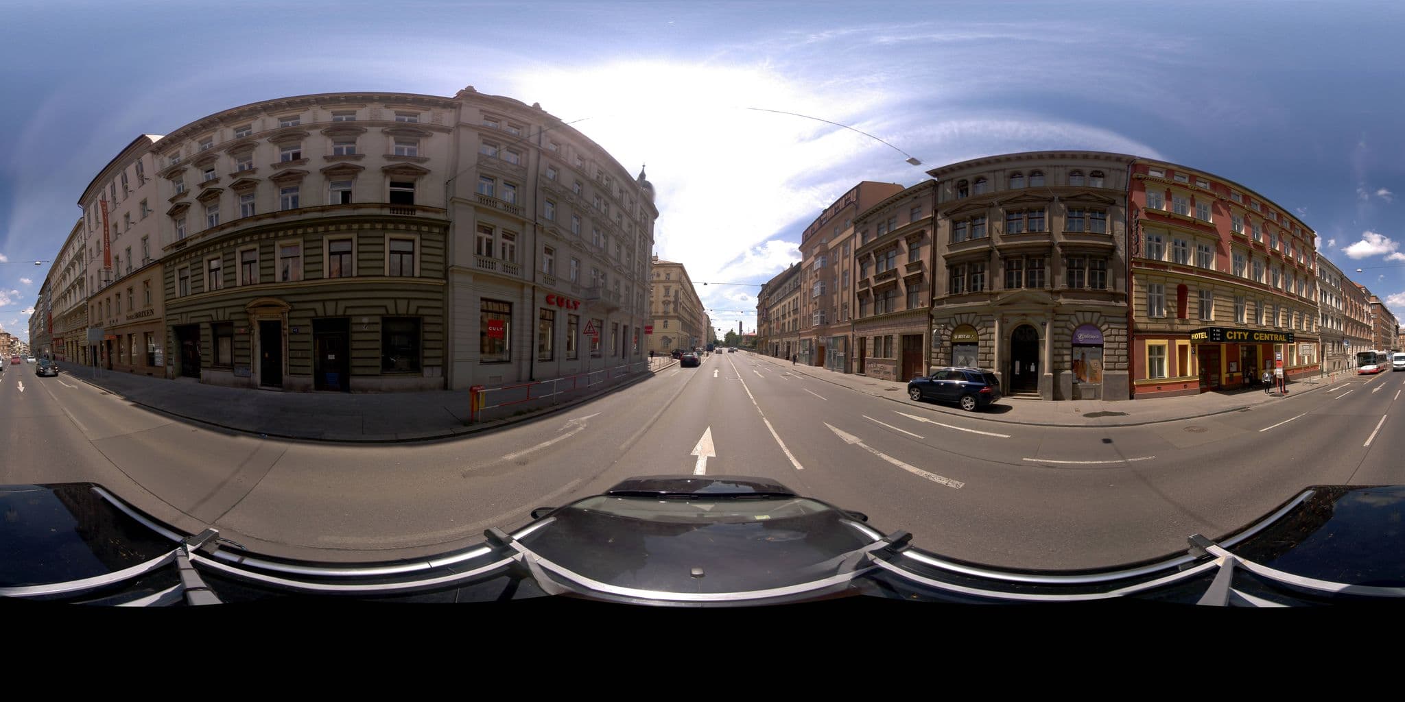 Street view near Hotel City Central de Luxe, Nové Město