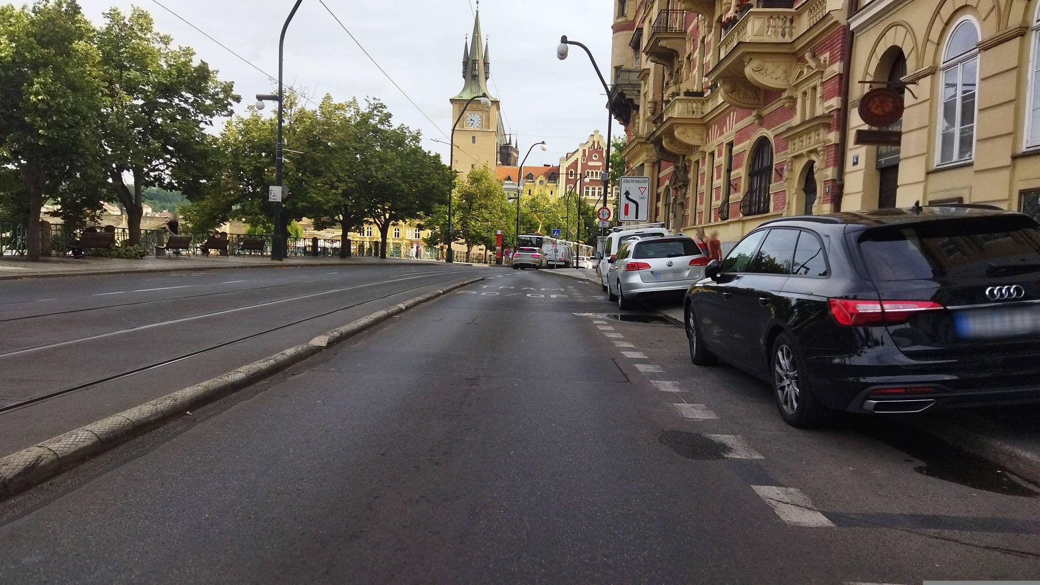 Street view near Attractive, Prague