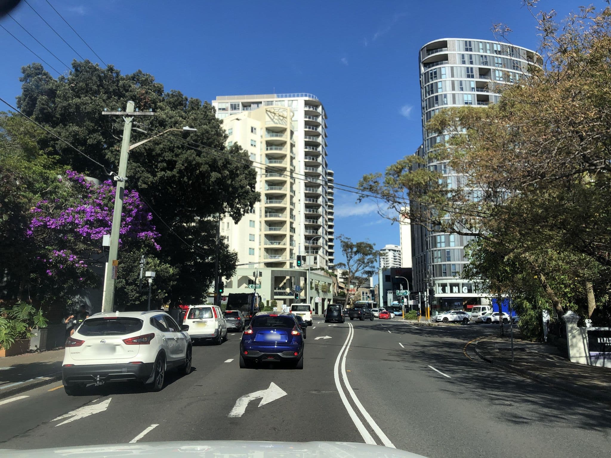 Street view near Bondi Gateway, Bondi Junction — © jlstudio (CC BY-SA · Mapillary)