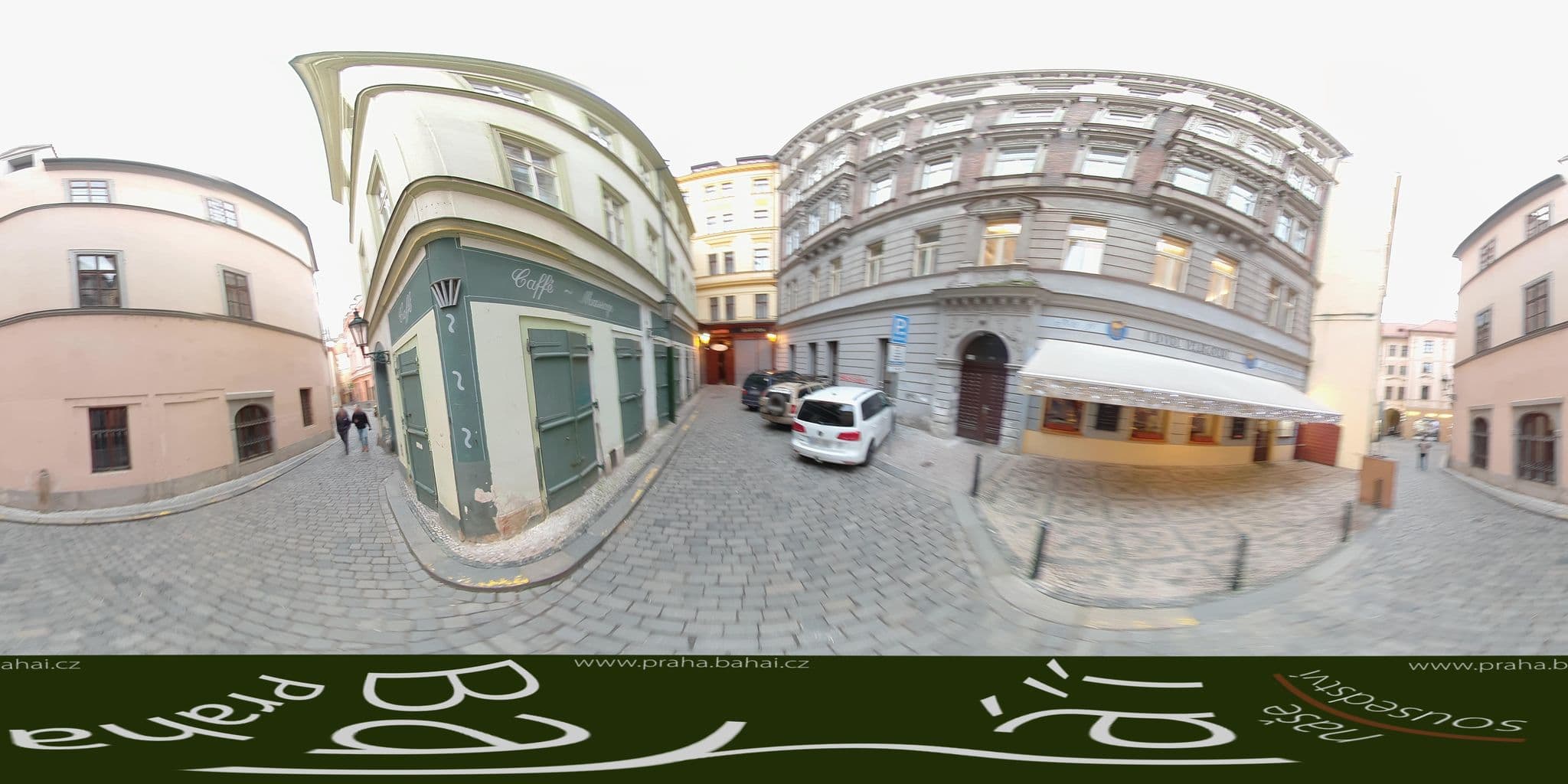 Street view near Hotel Dar, Prague