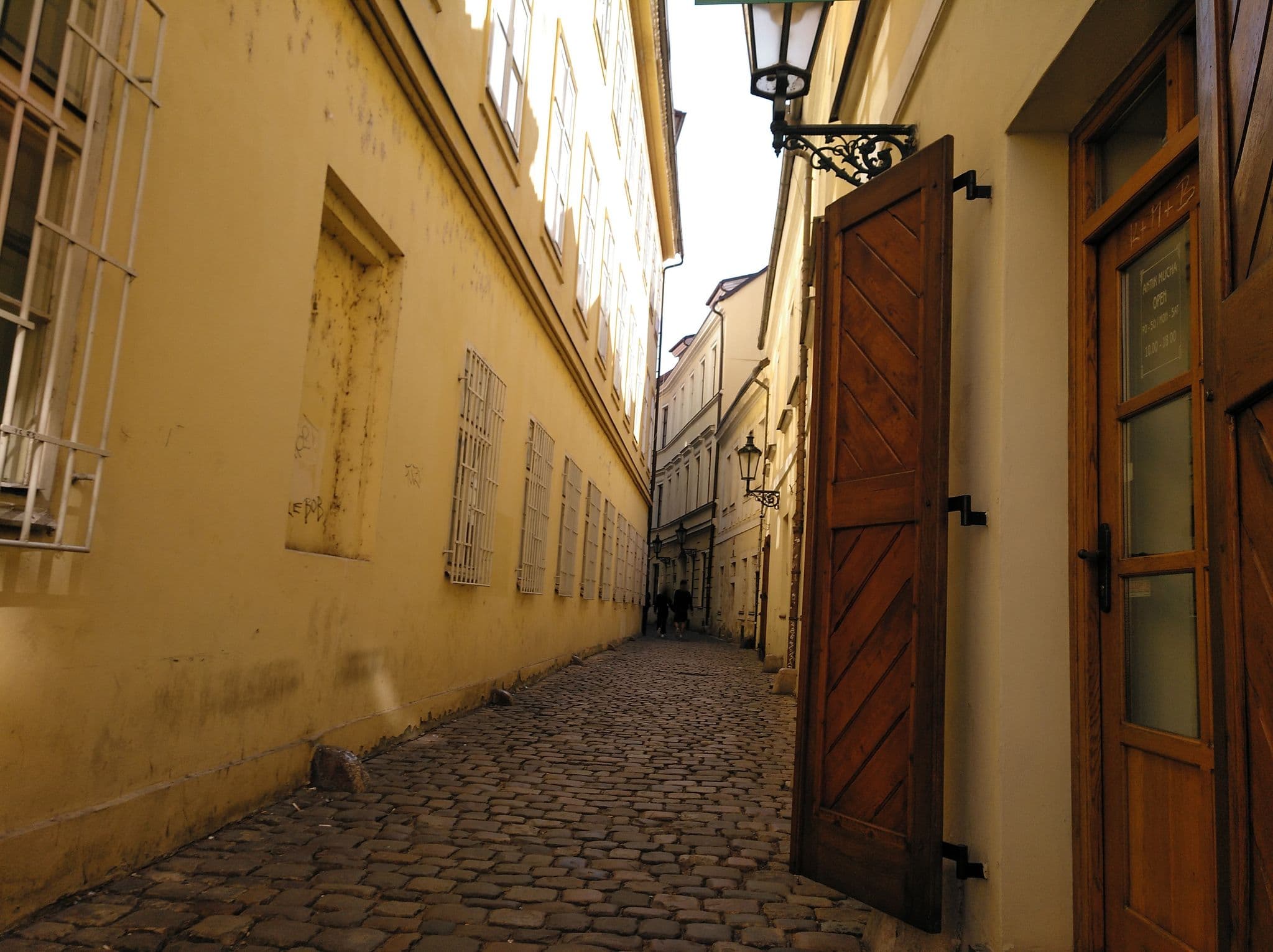 Street view near King George, Prague
