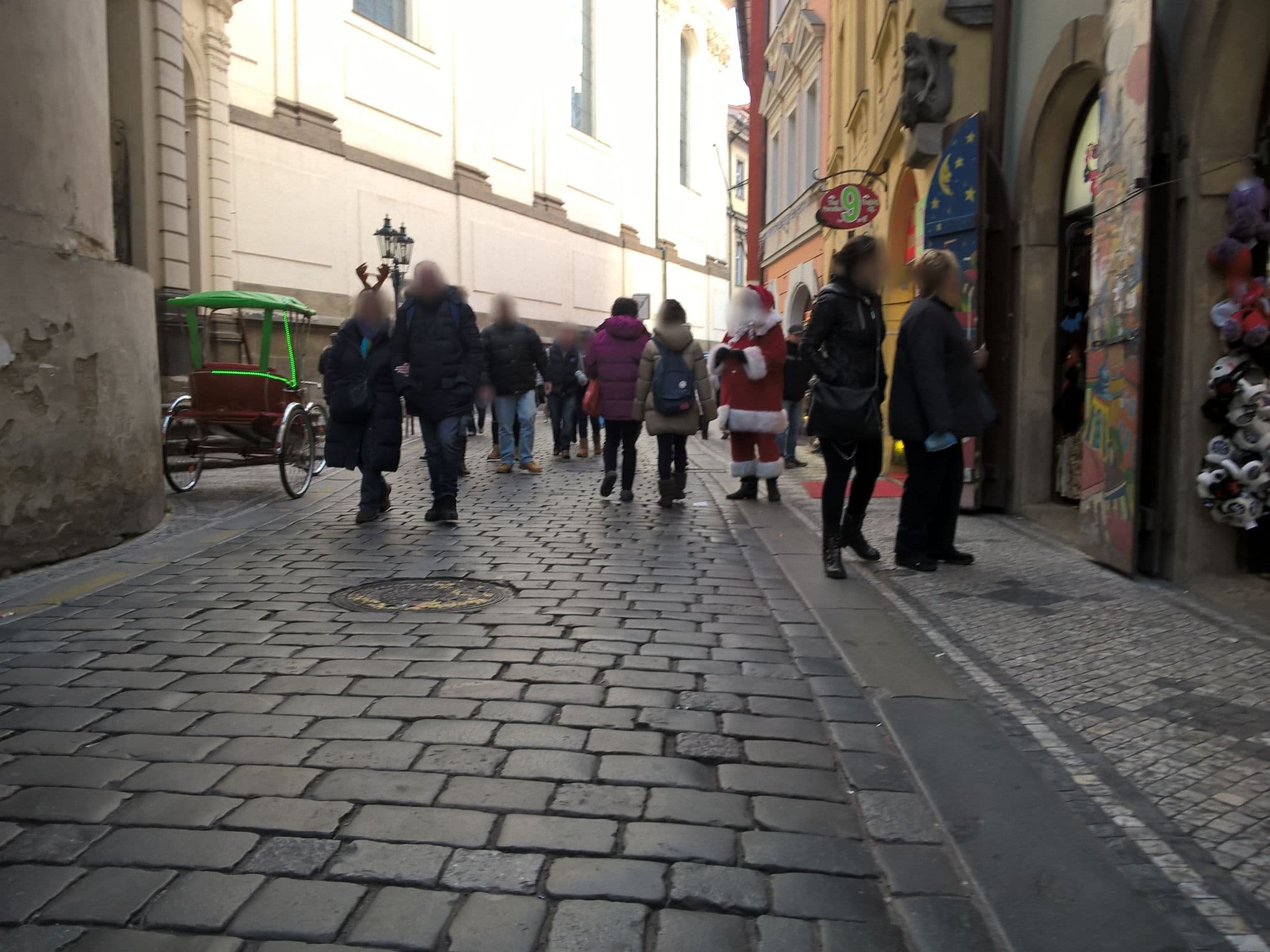 Street view near Pension U Lilie, Prague