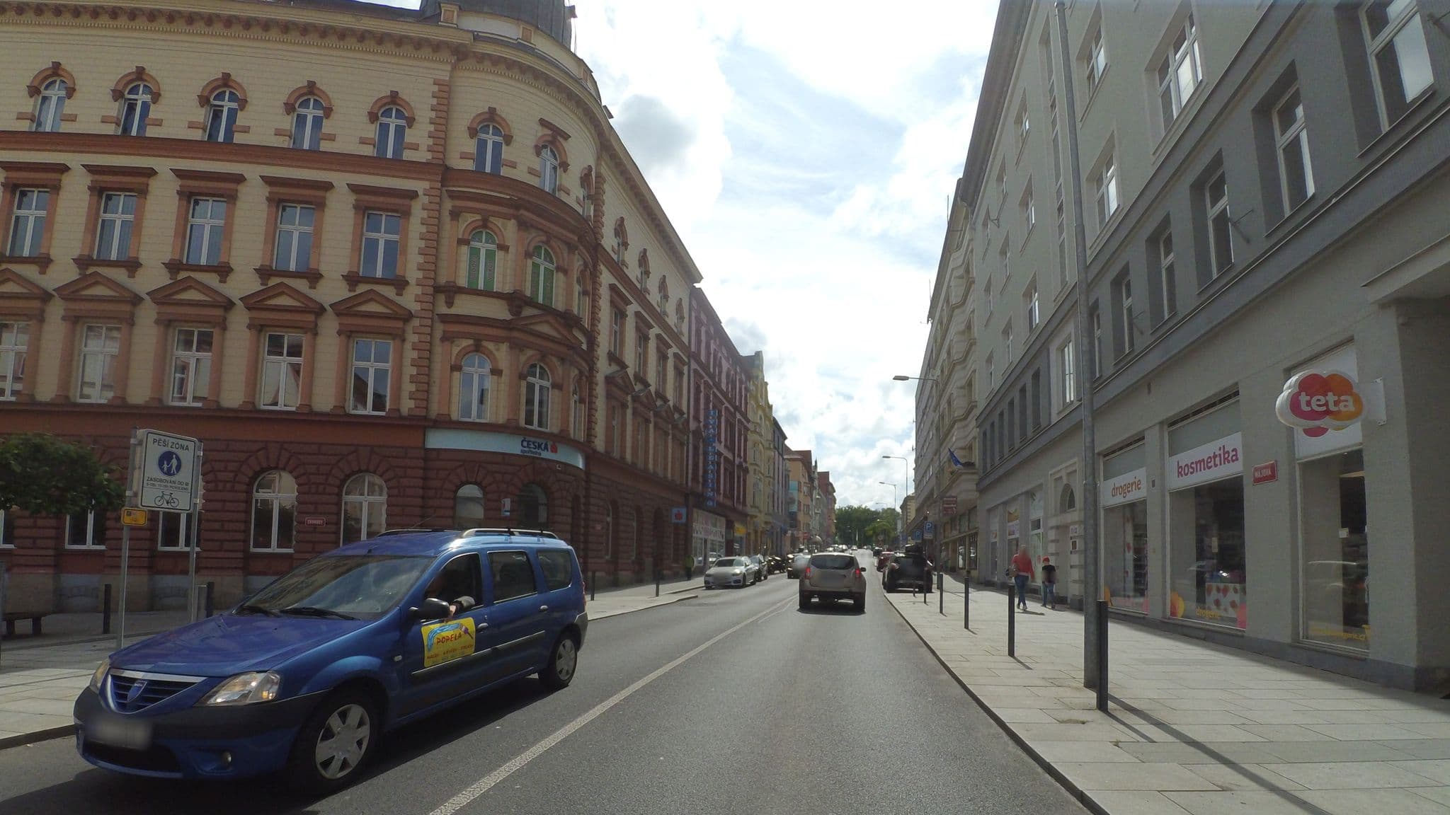 Street view near Pension Eger, Cheb — © wegavision (CC BY-SA · Mapillary)
