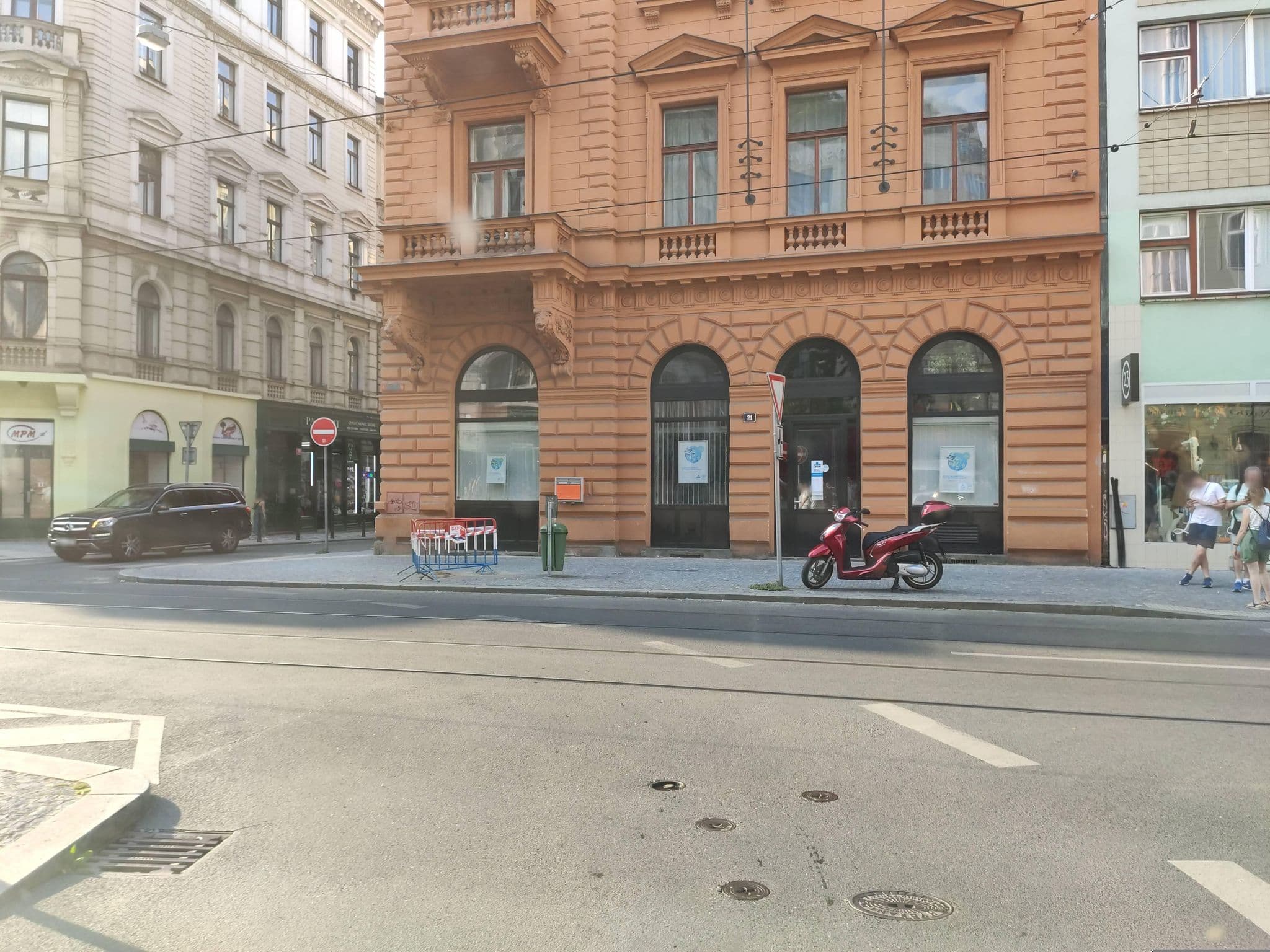 Street view near MOOo Downtown, Nové Město