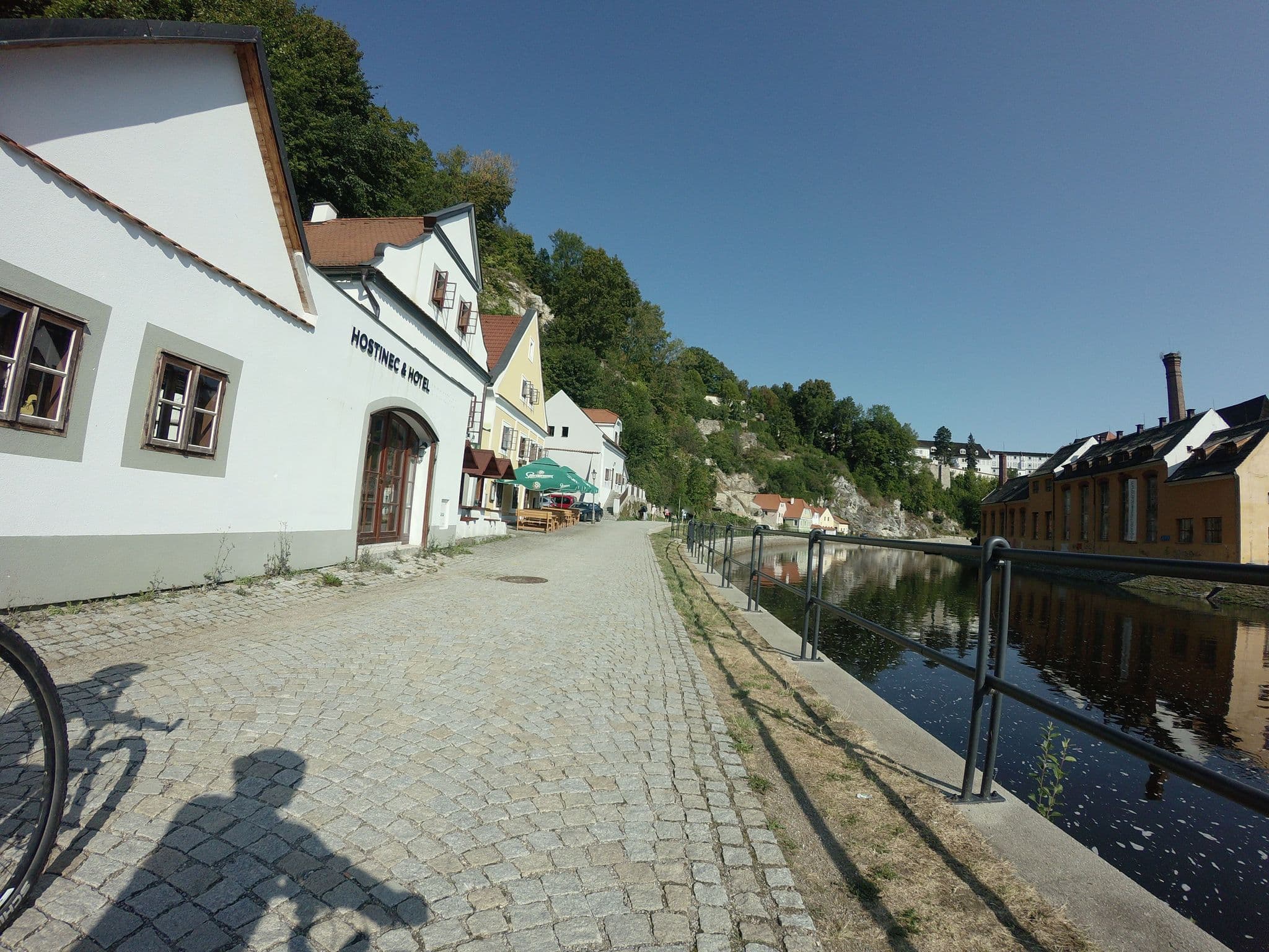 Street view near Kapr, Český Krumlov