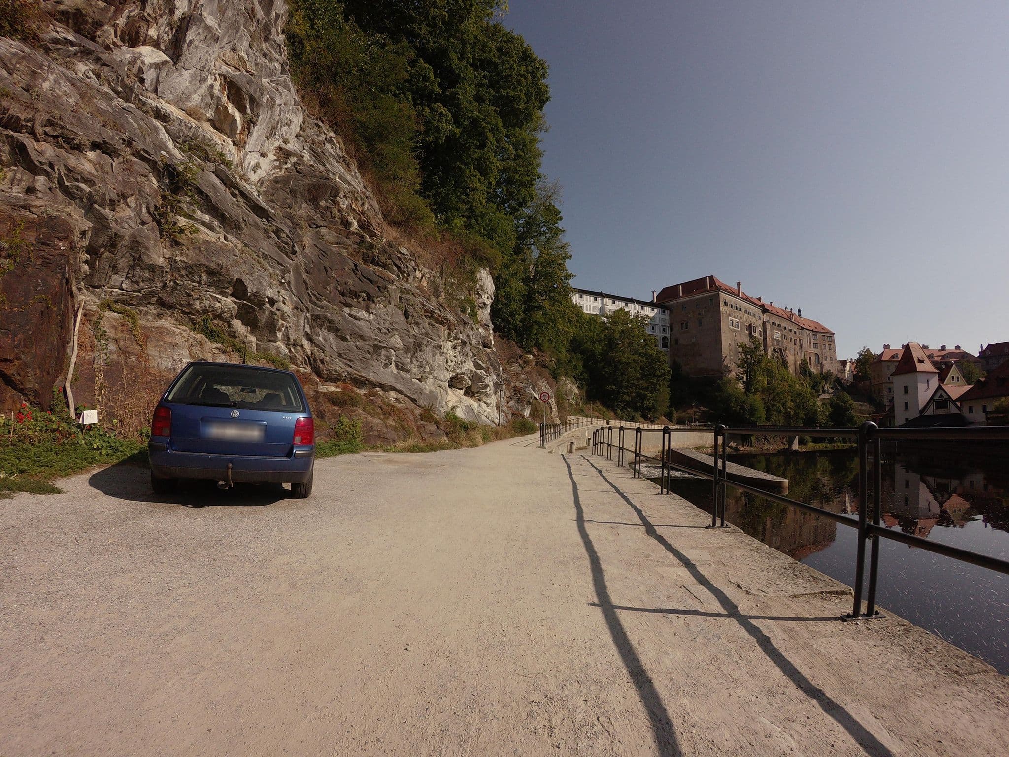 Street view near Na Jezu, Český Krumlov