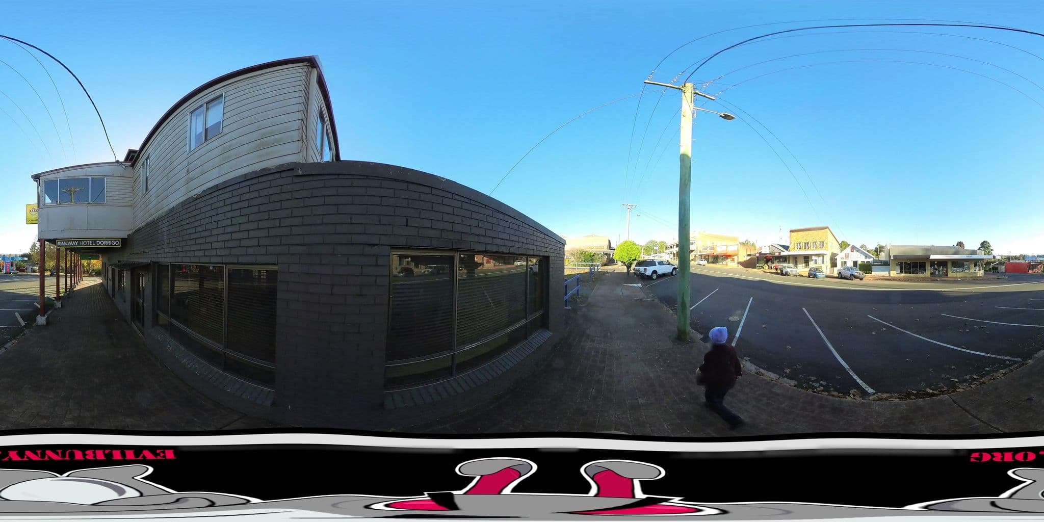 Street view near Railway Hotel Dorrigo, Dorrigo — © evilbunny (CC BY-SA · Mapillary)