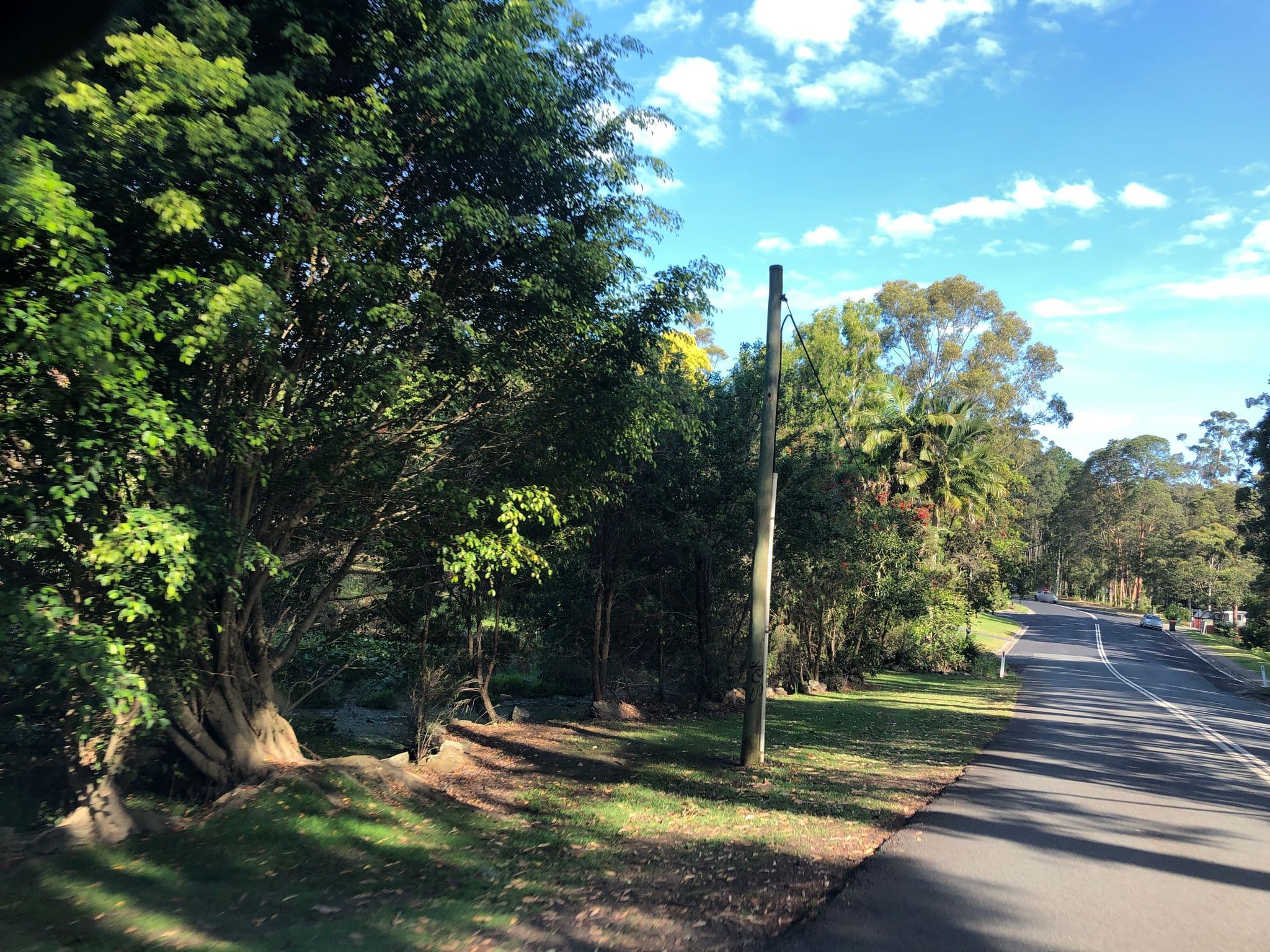 Street view near Korora Bay Village Resort, Korora — © nicholsp (CC BY-SA · Mapillary)