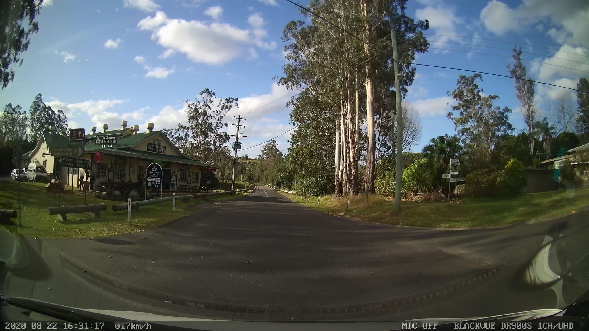 Street view near The Channon Tavern, Nimbin — © bob3bob3 (CC BY-SA · Mapillary)