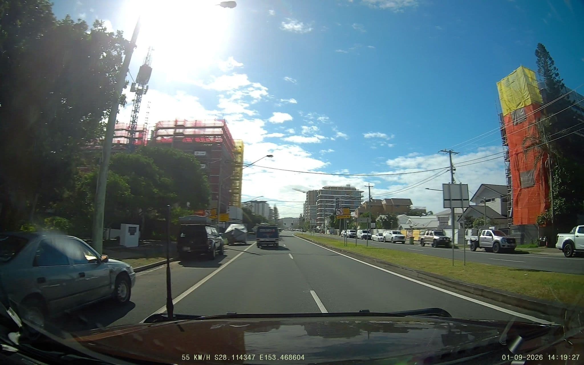 Street view near Surf n Sand Motel, Palm Beach — © fizzie (CC BY-SA · Mapillary)
