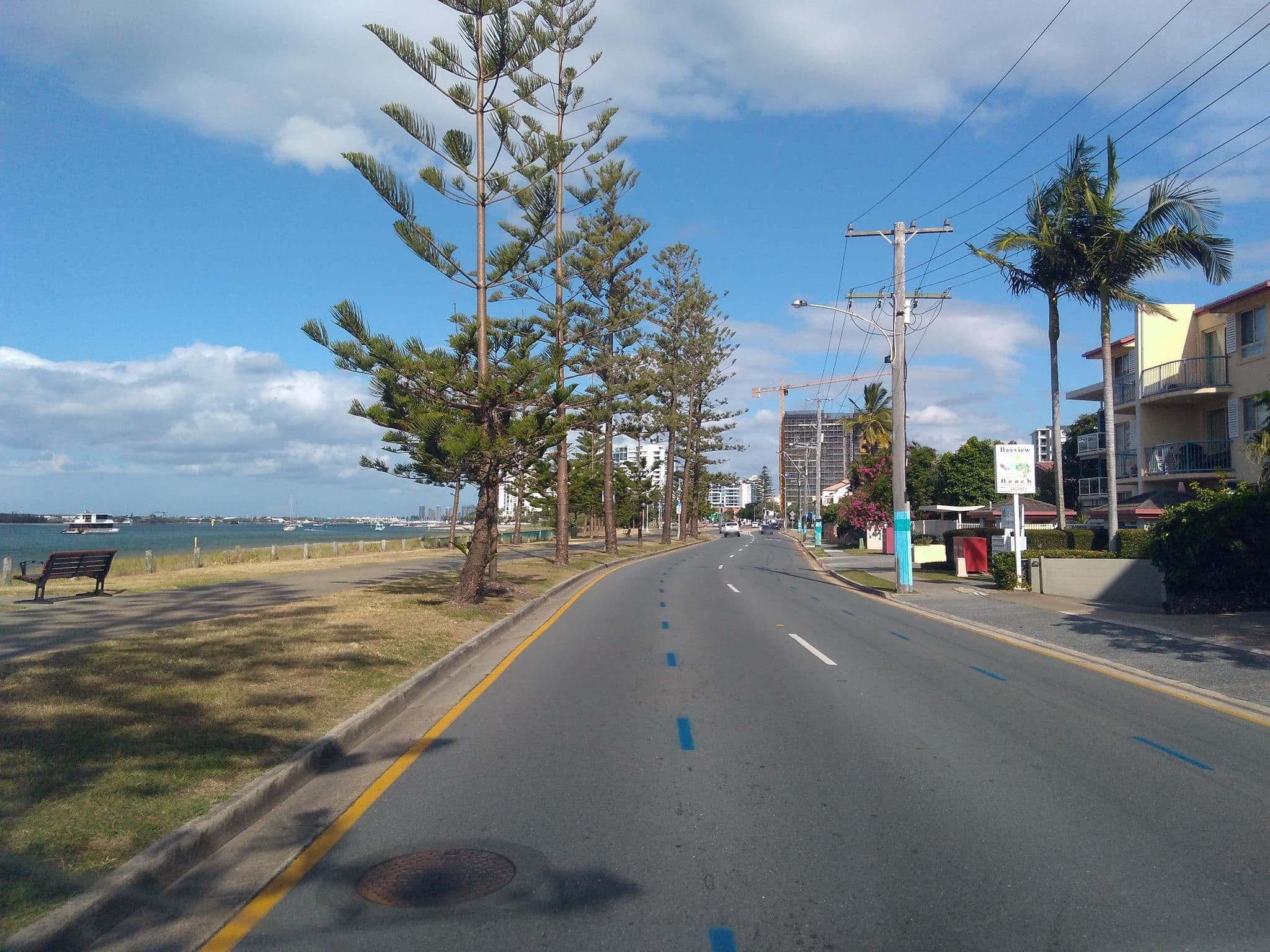 Street view near Bayview Beach Holiday Apartments, Biggera Waters — © marki (CC BY-SA · Mapillary)
