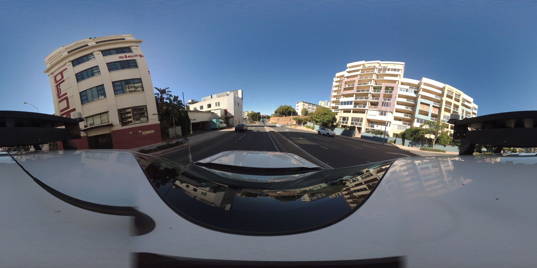 Street view near Bunk Backpackers, Fortitude Valley — © bccamsurvey (CC BY-SA · Mapillary)