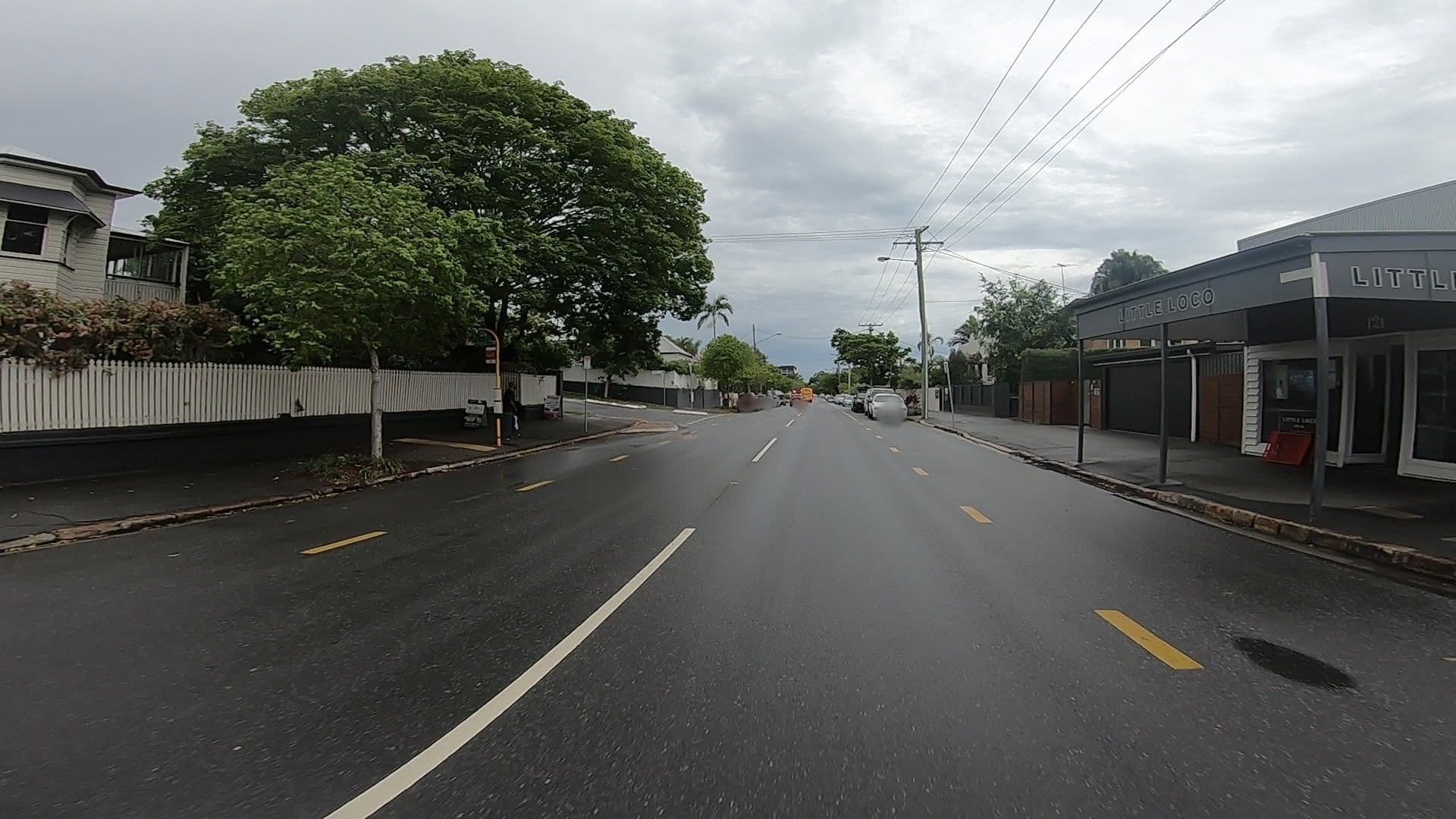 Street view near Ellie's Guest House, New Farm — © hamish (CC BY-SA · Mapillary)