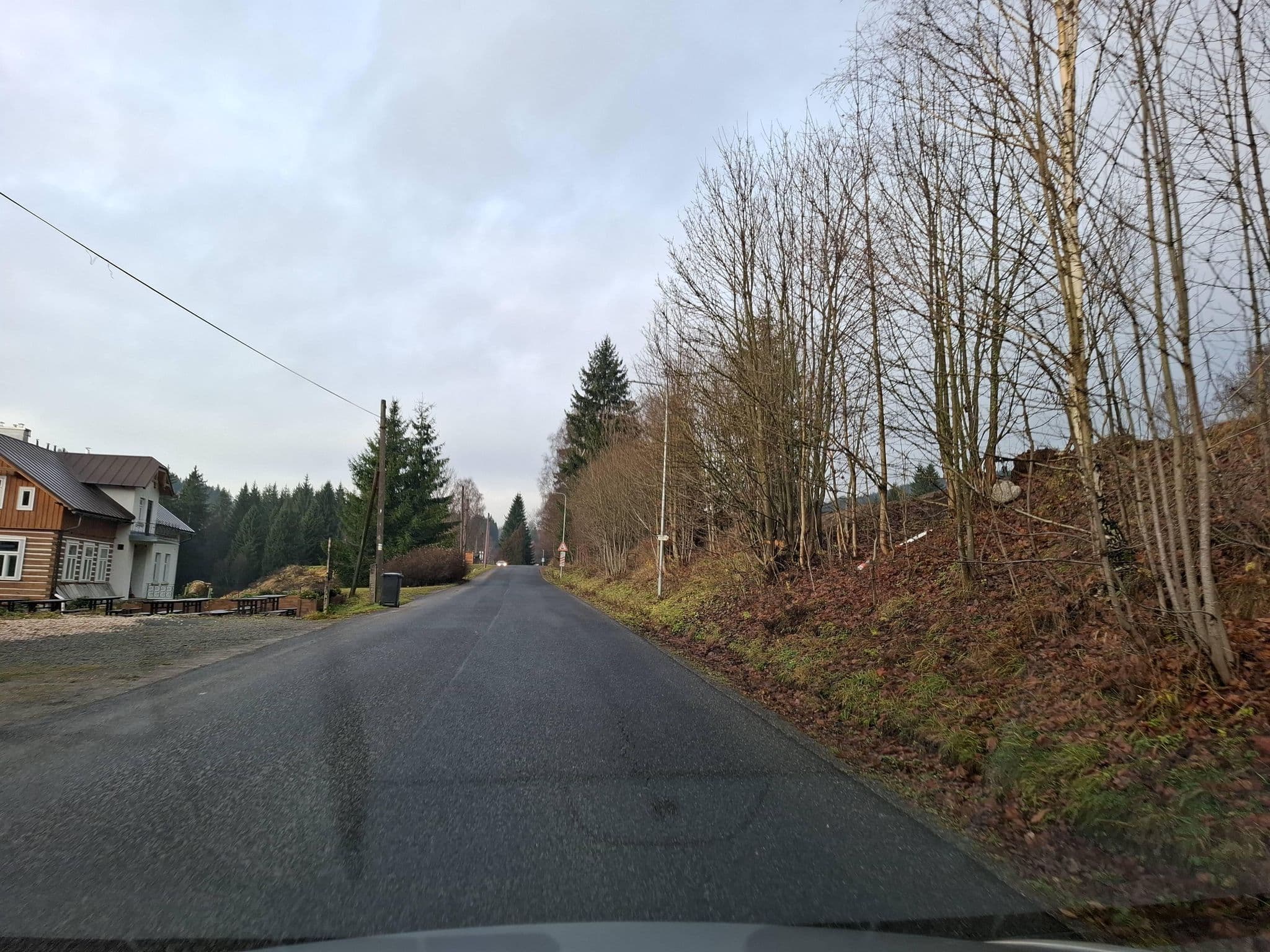 Street view near Penzion Zelinka, Kořenov — © masterofnoroad (CC BY-SA · Mapillary)