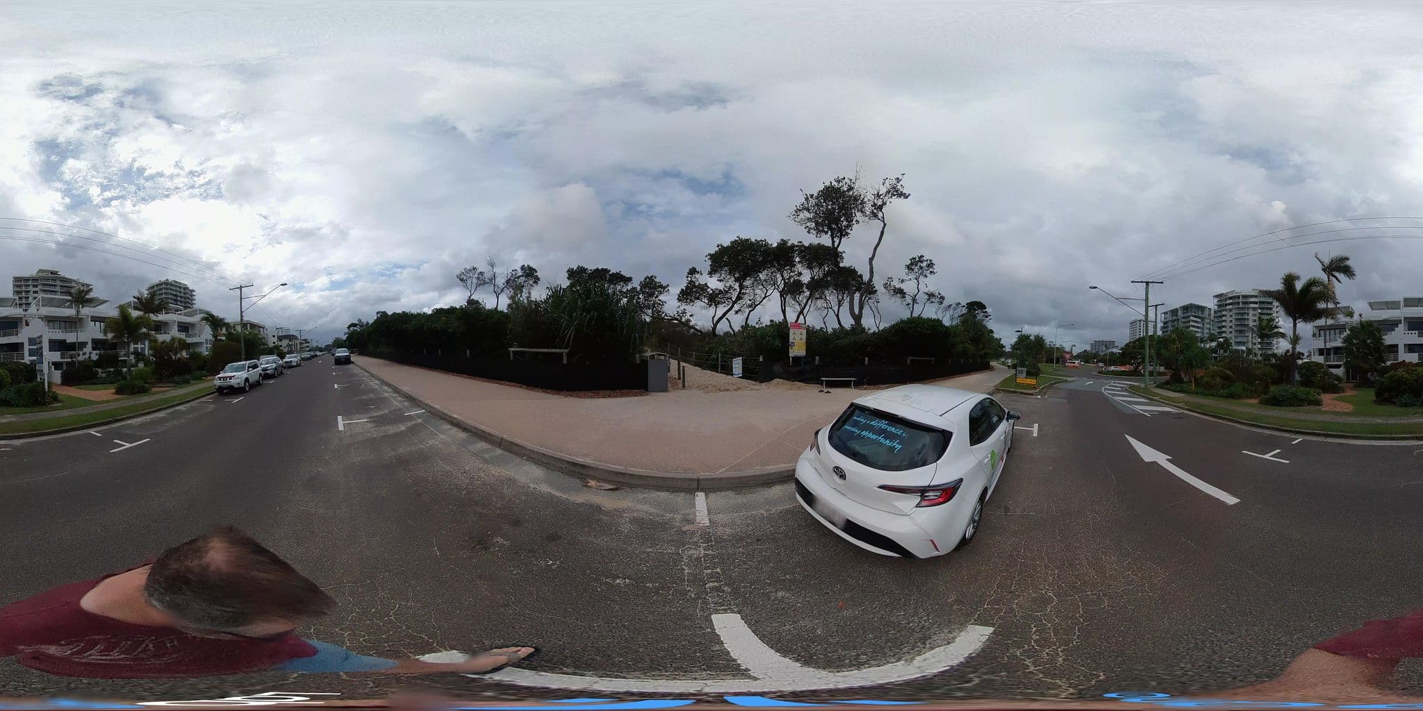 Street view near Camargue Beachfront Apartments, Maroochydore — © LukeCWalton (CC BY-SA · Mapillary)