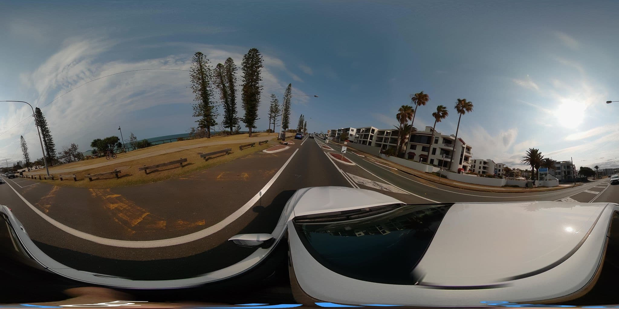 Street view near Alexandria Apartments, Alexandra Headland — © LukeCWalton (CC BY-SA · Mapillary)