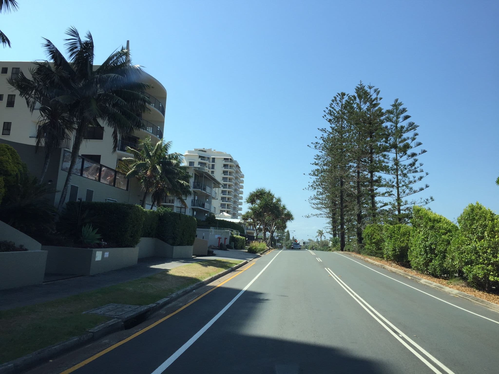 Street view near Coolum Club Apartments, Coolum Beach — © vagrant42 (CC BY-SA · Mapillary)