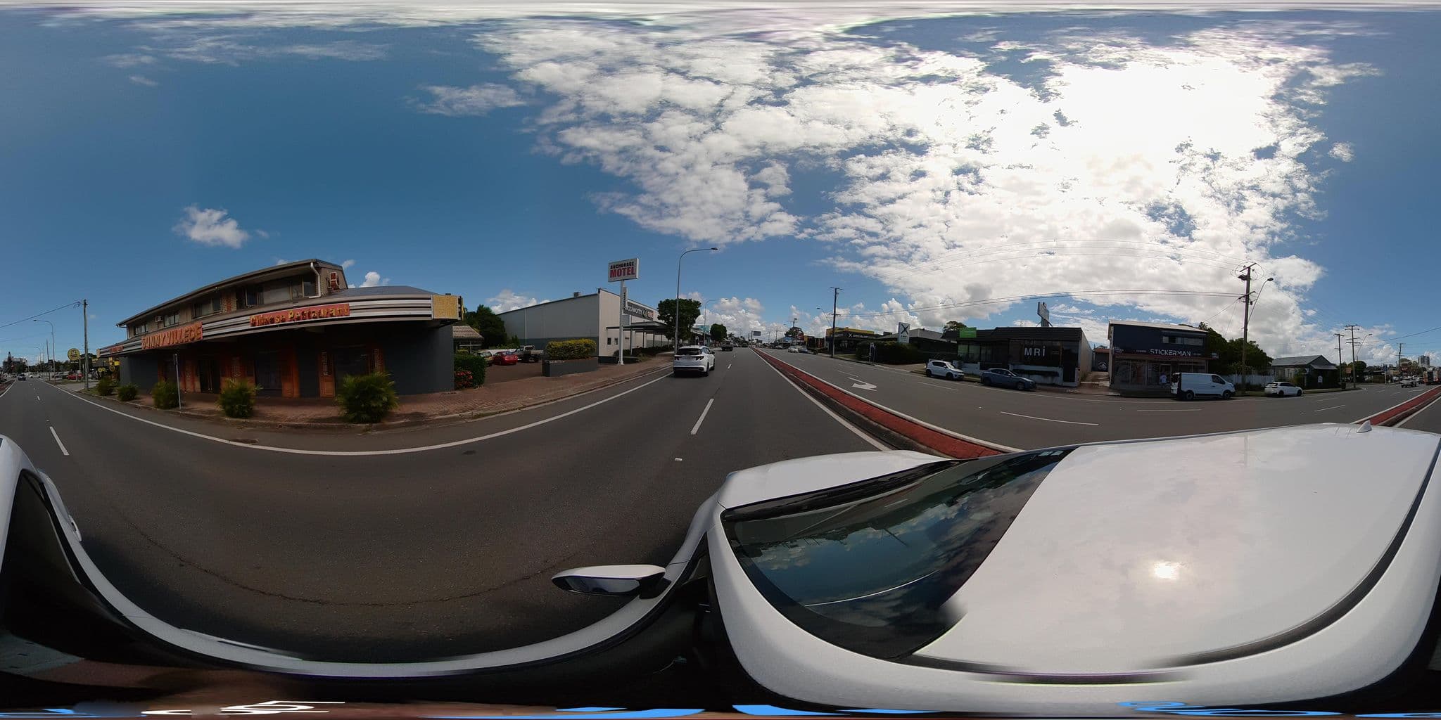 Street view near The Anchorage Motel, Caloundra — © LukeCWalton (CC BY-SA · Mapillary)