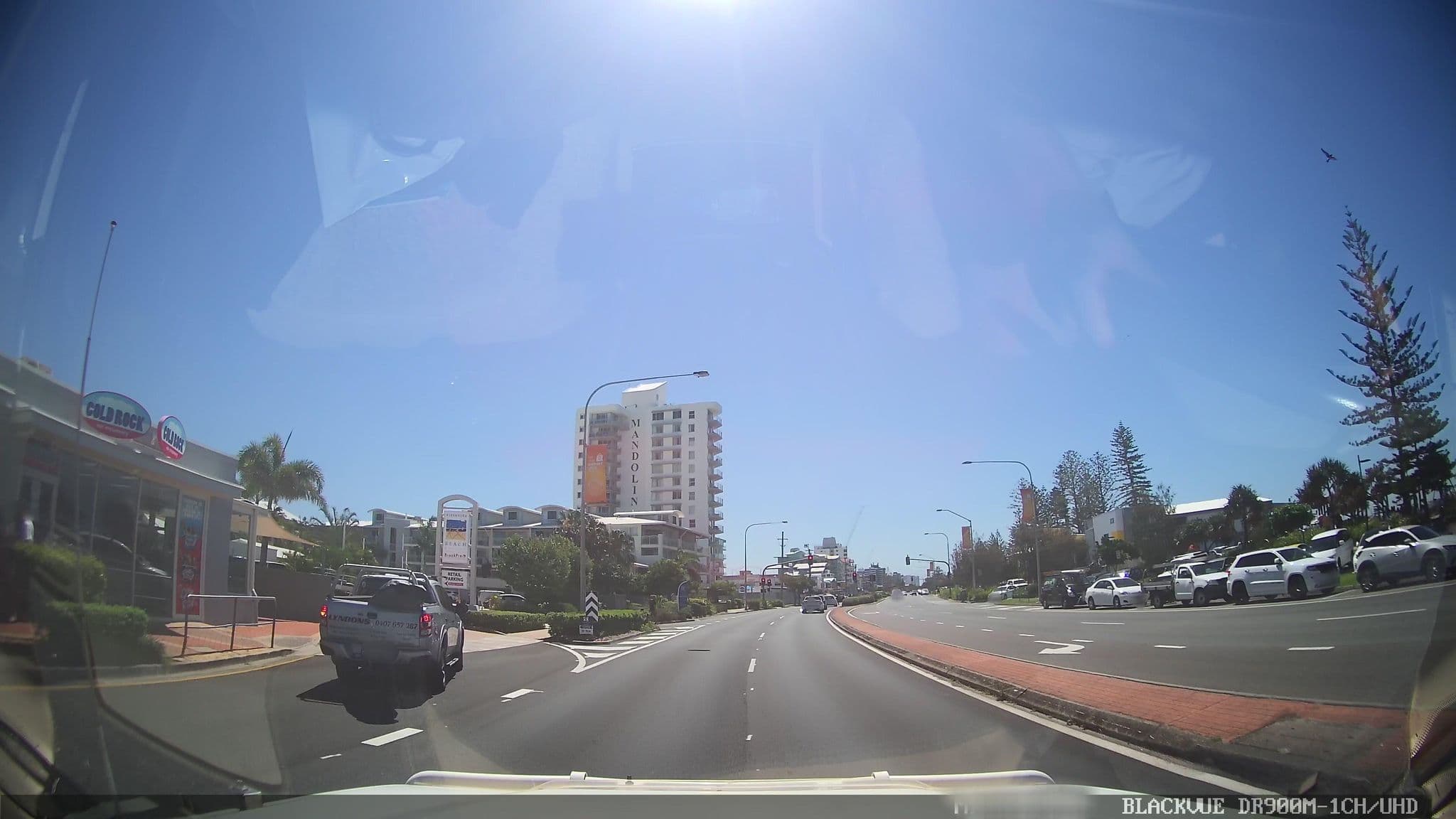 Street view near Alexandra Beach Resort, Alexandra Headland — © jthnz (CC BY-SA · Mapillary)