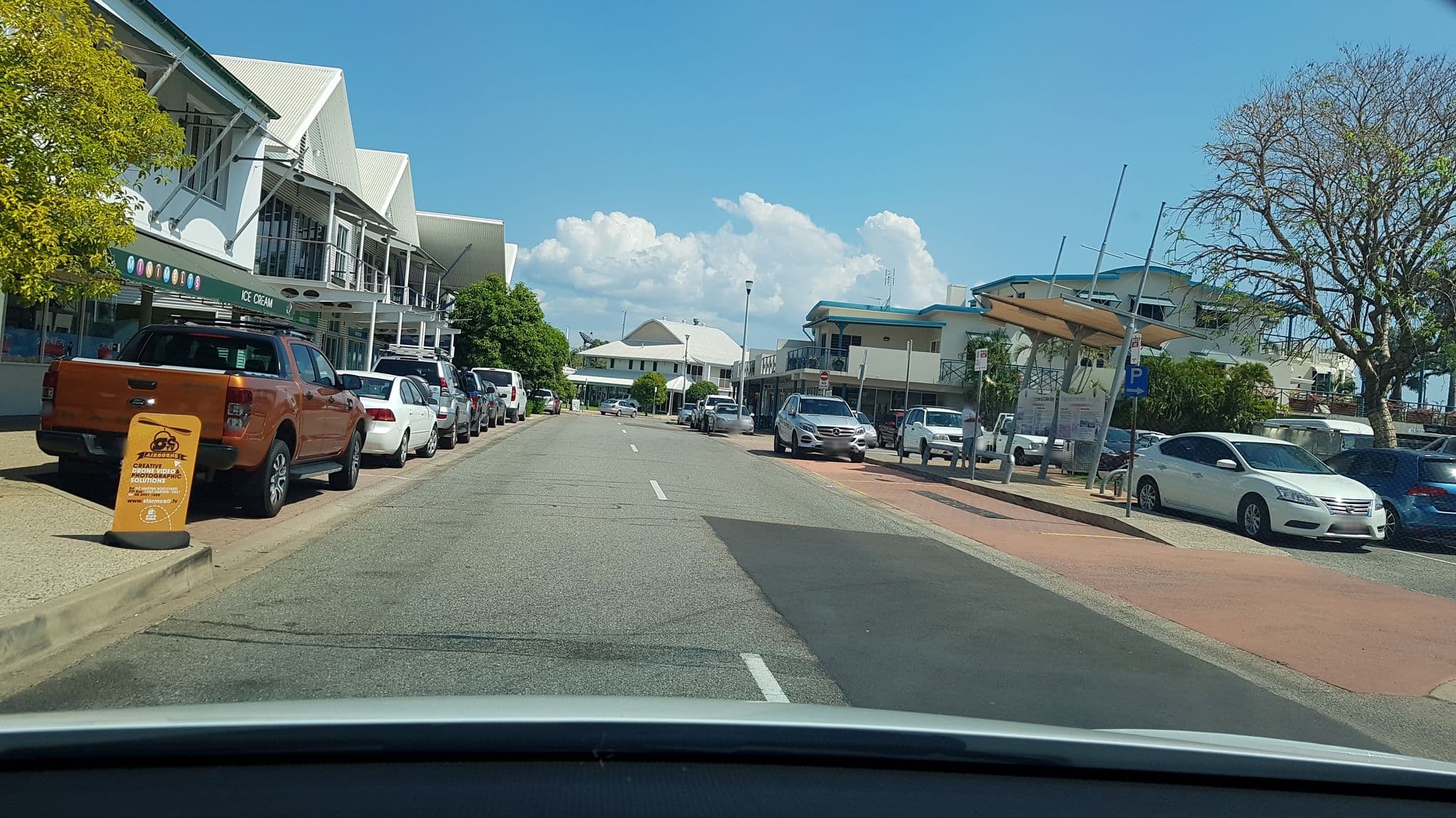 Street view near Aqua Marine, Larrakeyah — © outbacktesla (CC BY-SA · Mapillary)