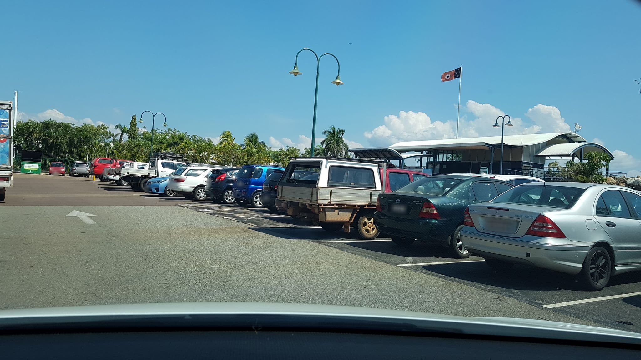 Street view near Cullen Bay Towers, Larrakeyah — © outbacktesla (CC BY-SA · Mapillary)