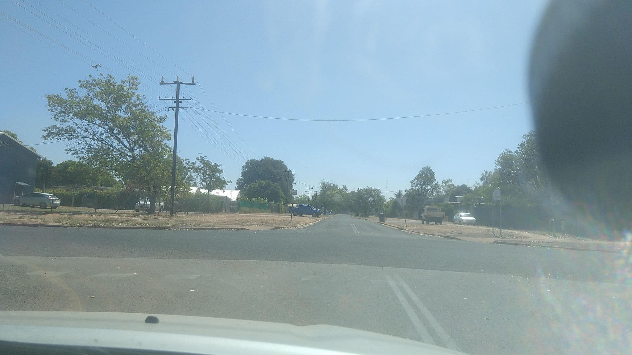 Street view near Kookaburra Backpackers Lodge, Katherine — © KarlDamon (CC BY-SA · Mapillary)