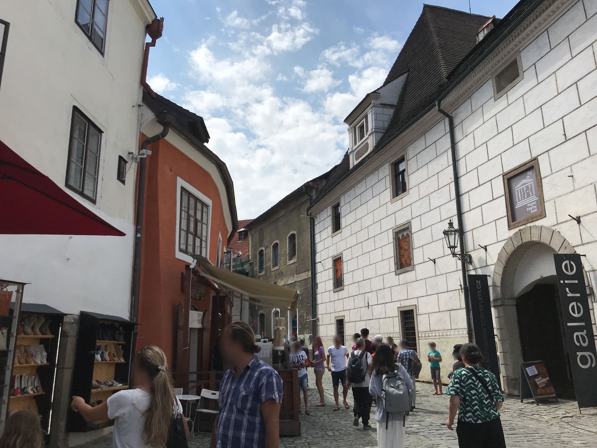 Street view near Pension Galko, Český Krumlov