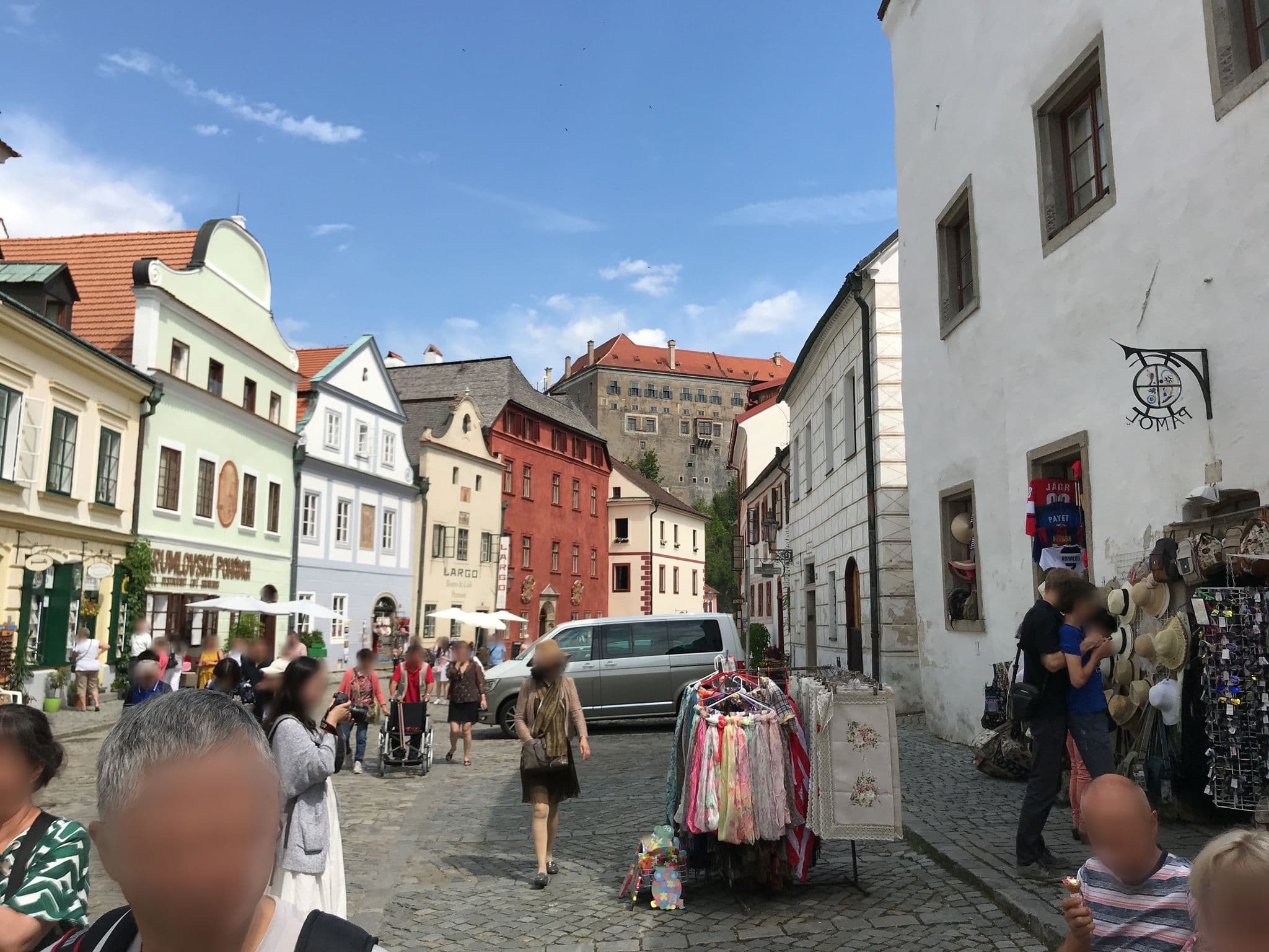 Street view near Pension Galant, Český Krumlov