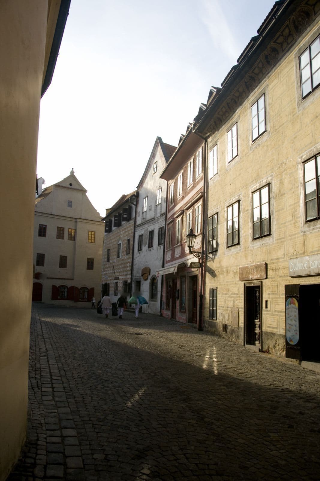 Street view near Zlatý Anděl, Český Krumlov