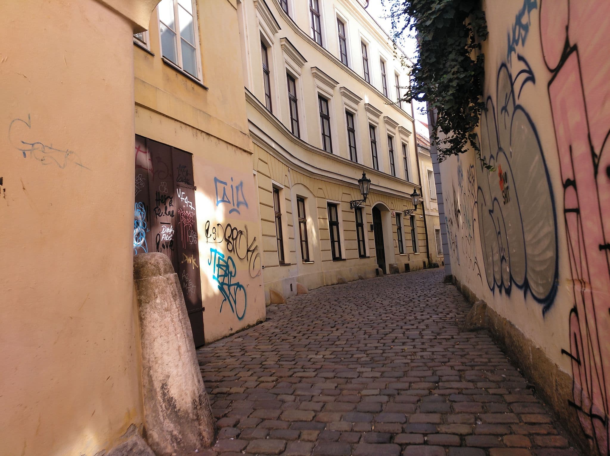 Street view near Pension Green Garland, Prague