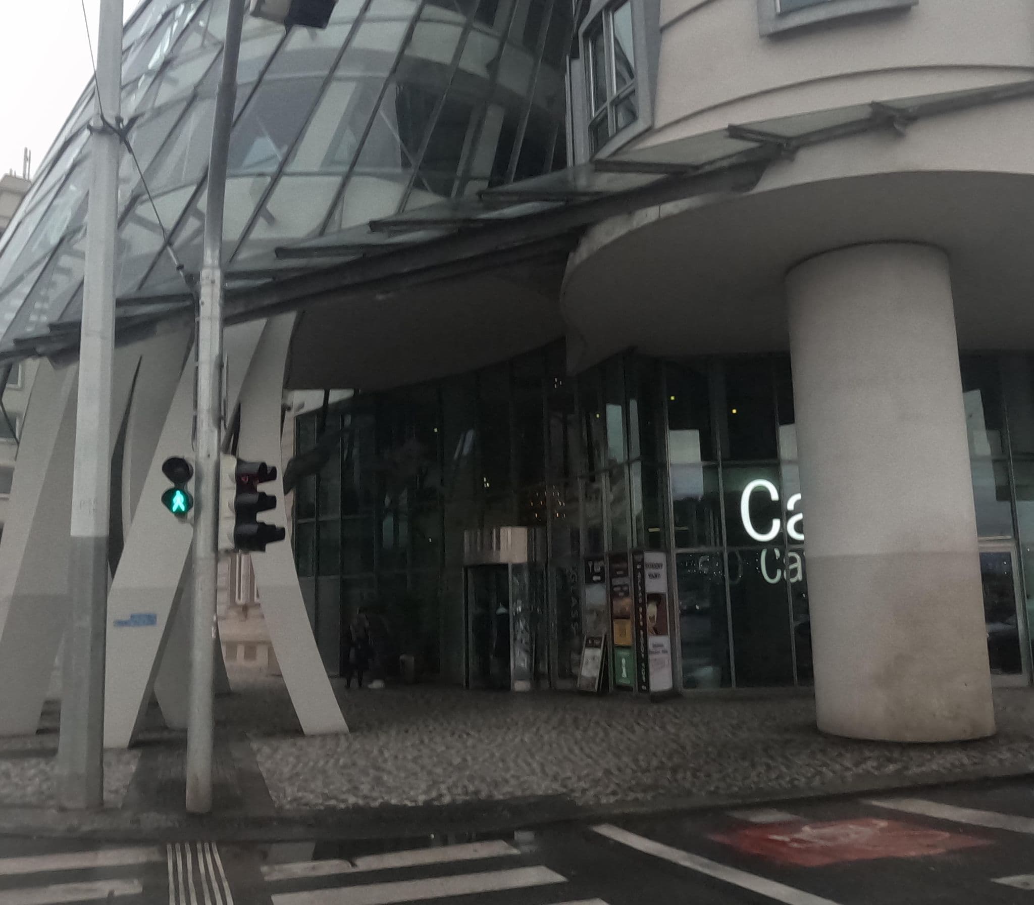 Street view near Dancing House, Nové Město