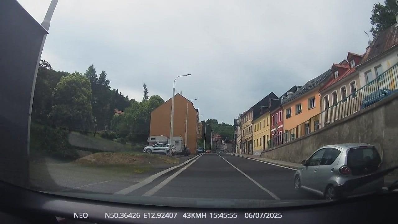 Street view near Pension Robin, Jáchymov — © TechniPorter (CC BY-SA · Mapillary)