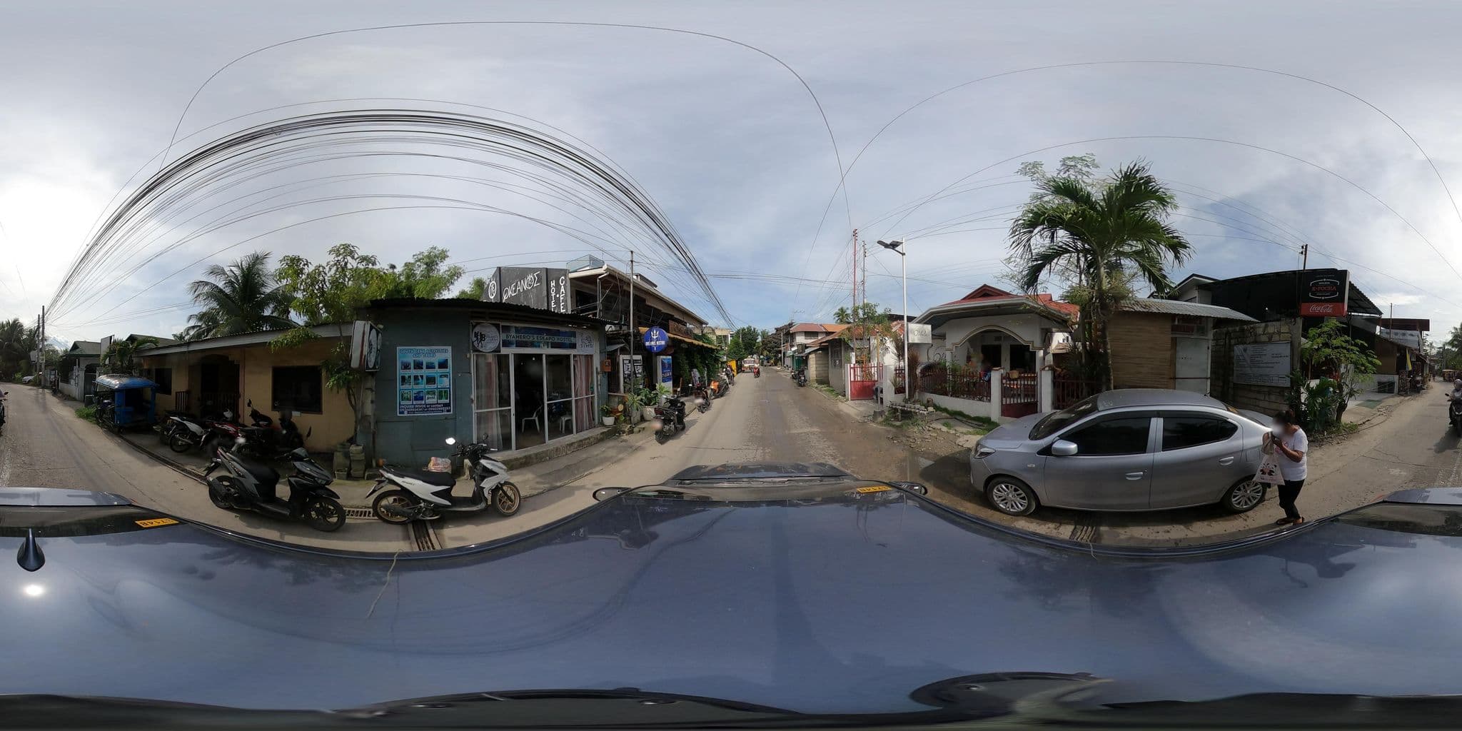 Street view near Crazy Bears Hostel, Basdiot — © Kaart---360 (CC BY-SA · Mapillary)